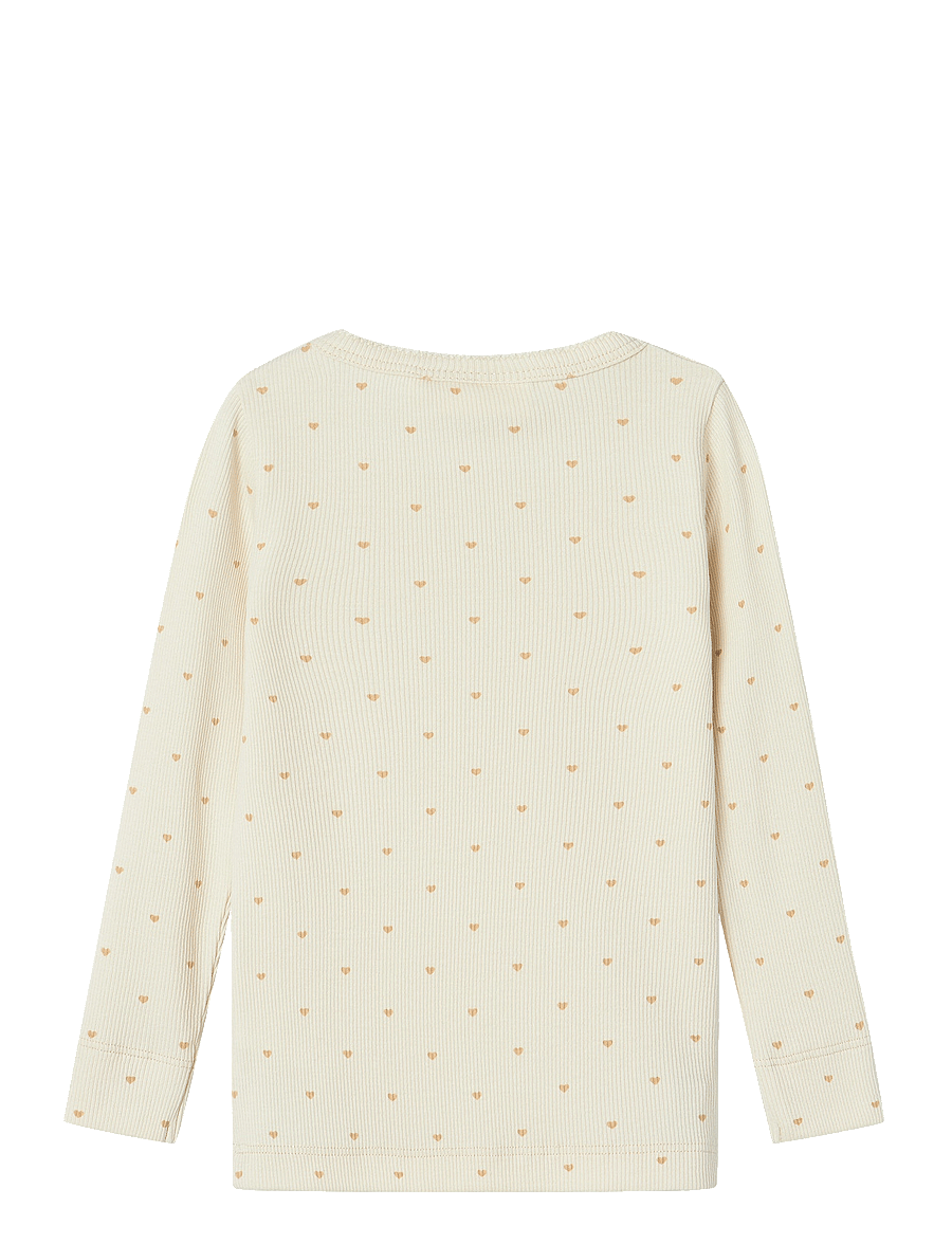 Lil'Atelier - NMFGAGO LS SLIM TOP LIL NOOS - langærmede t-shirts - turtledove - 1