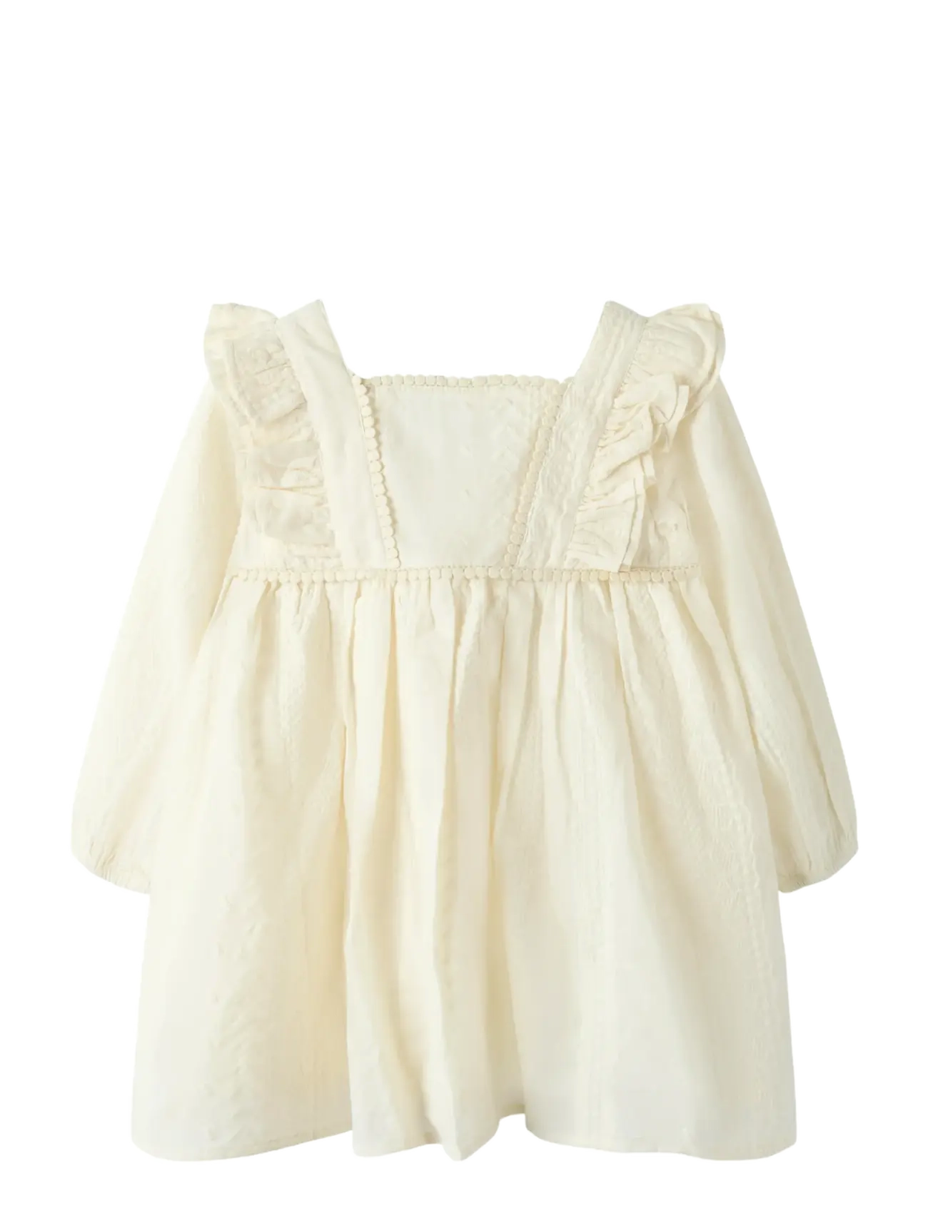 NMFROSO LS DRESS LIL - TURTLEDOVE