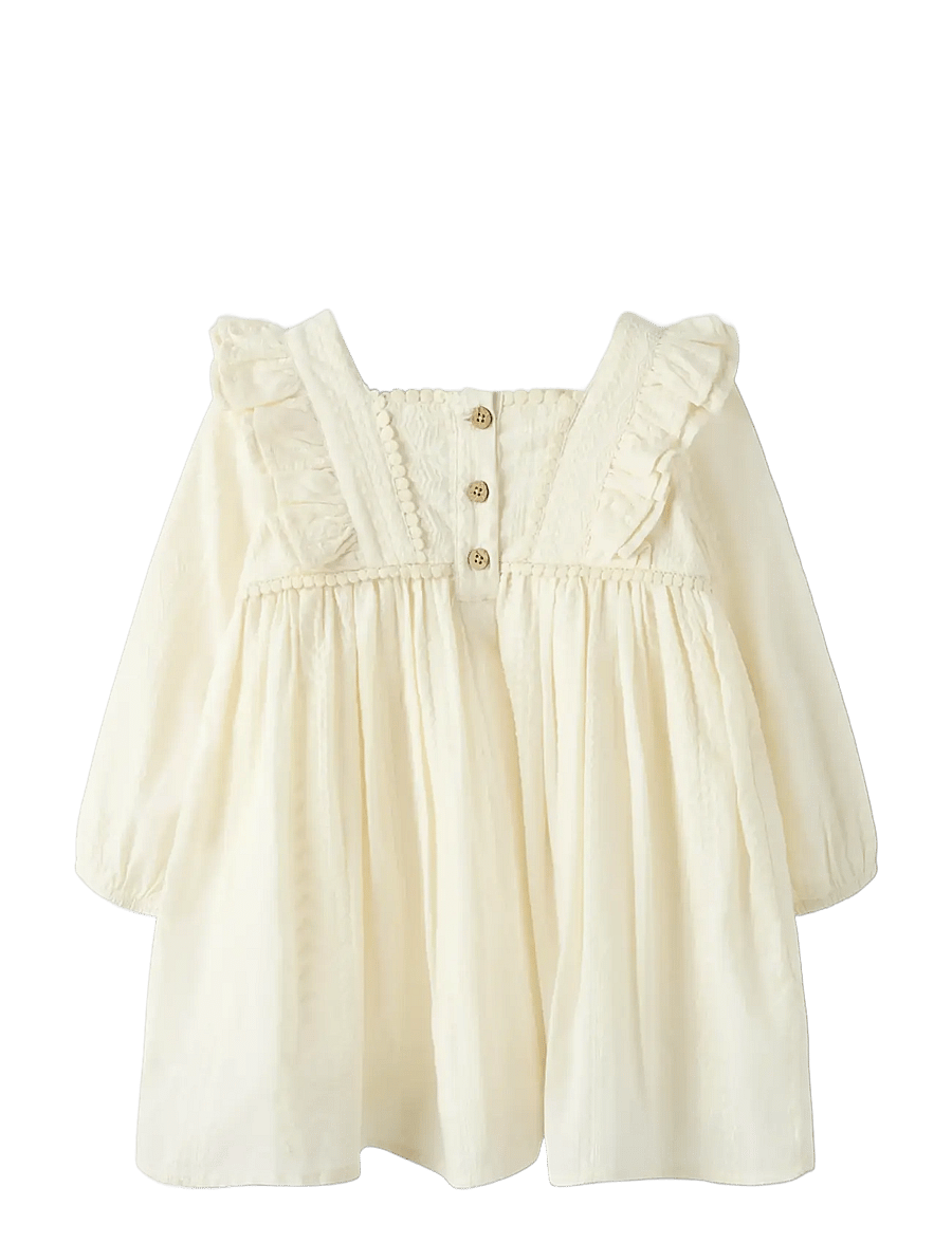 Lil'Atelier - NMFROSO LS DRESS LIL - turtledove - 2