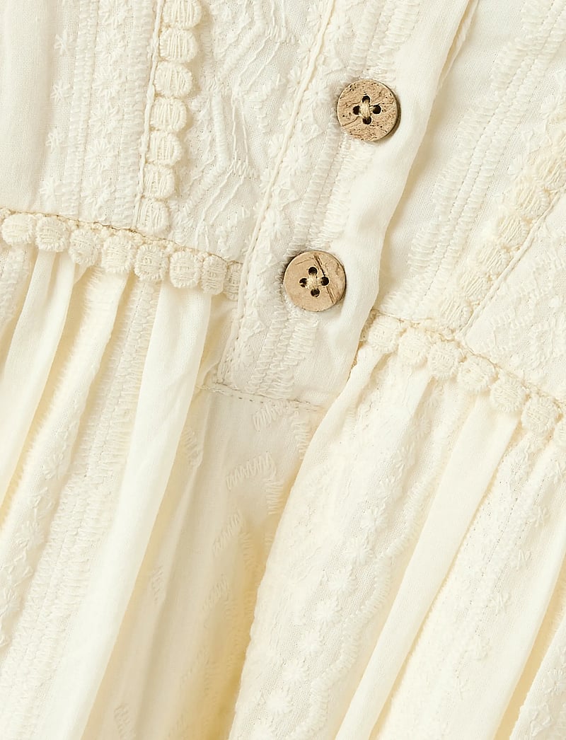 Lil'Atelier - NMFROSO LS DRESS LIL - långärmade babyklänningar - turtledove - 4