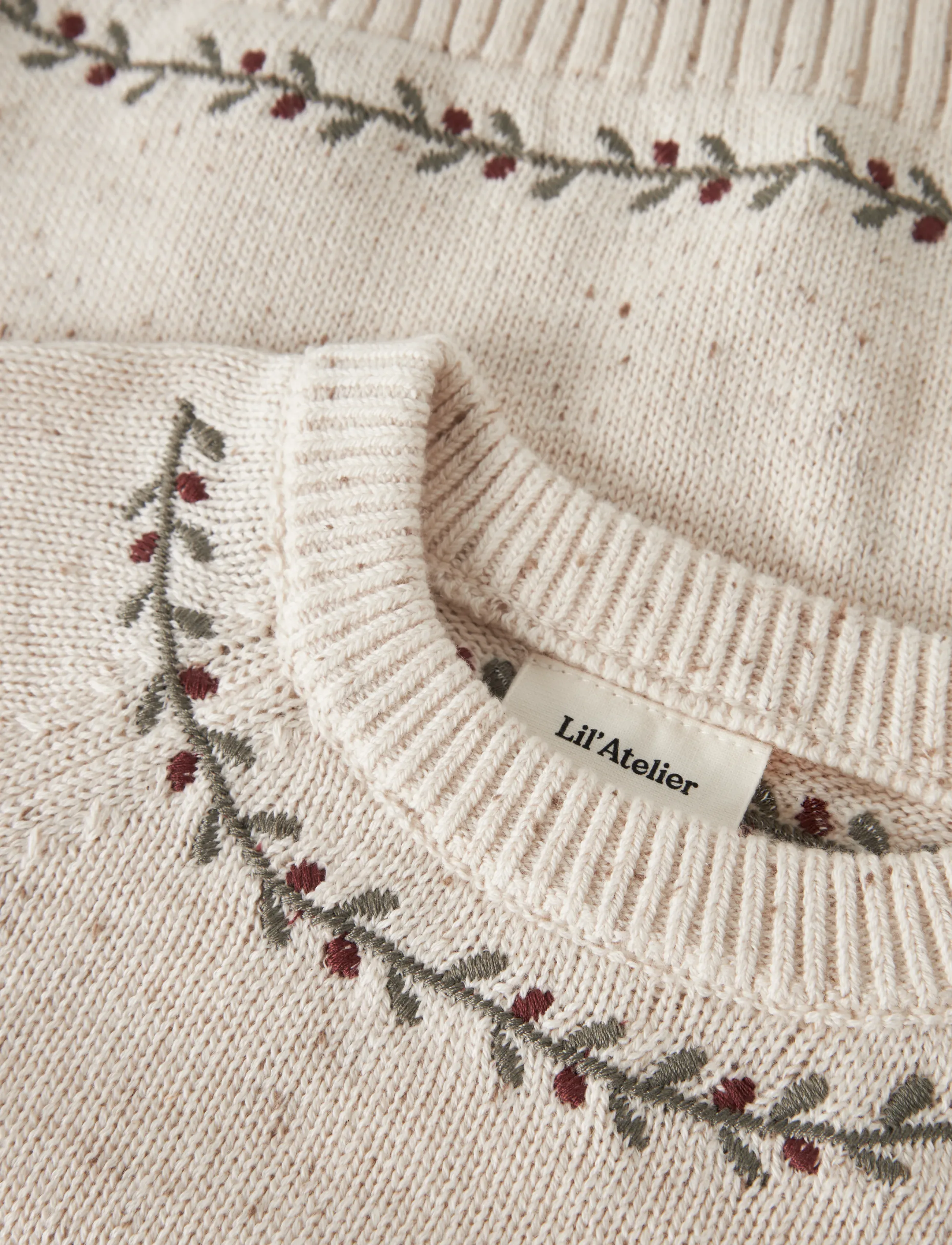 Lil'Atelier - NMNGALTO RIO LS KNIT LIL - pullover - turtledove - 5