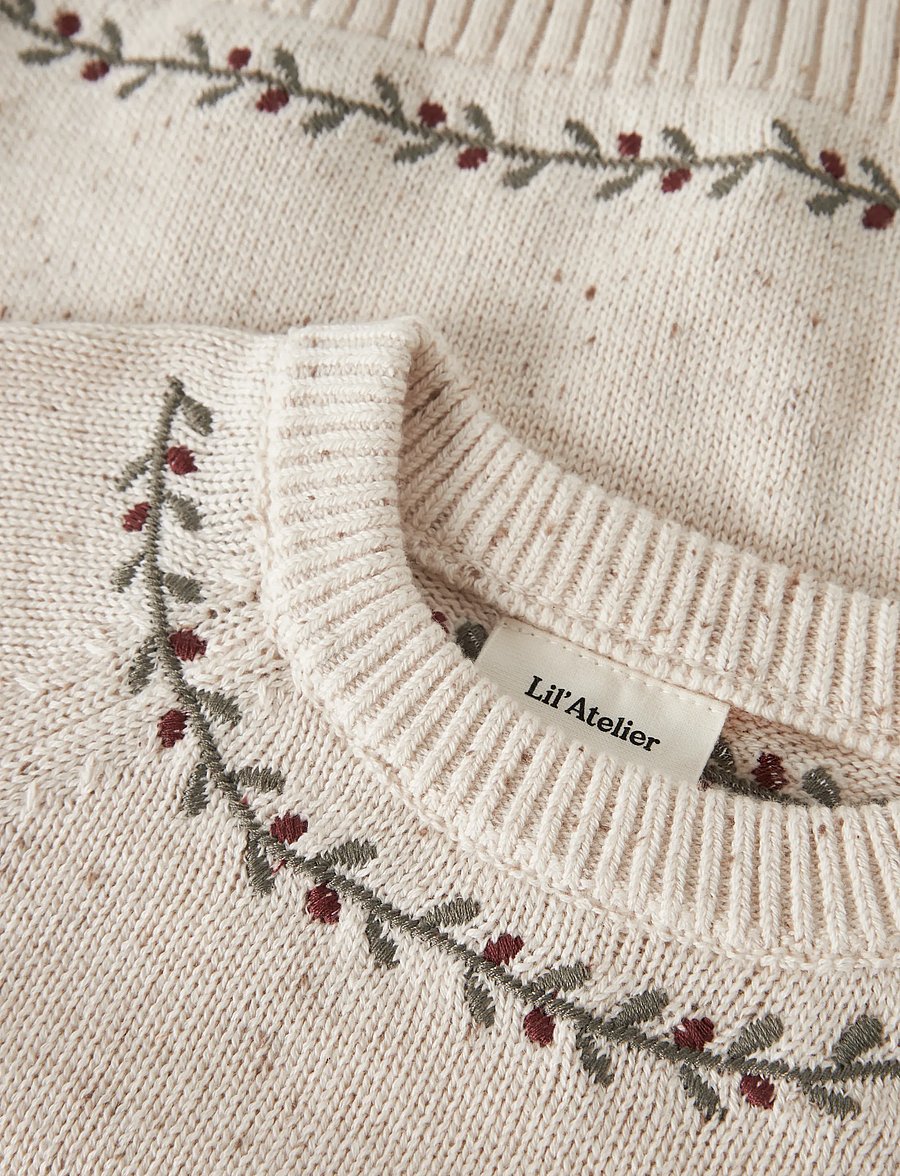 Lil'Atelier - NMNGALTO RIO LS KNIT LIL - pullover - turtledove - 5