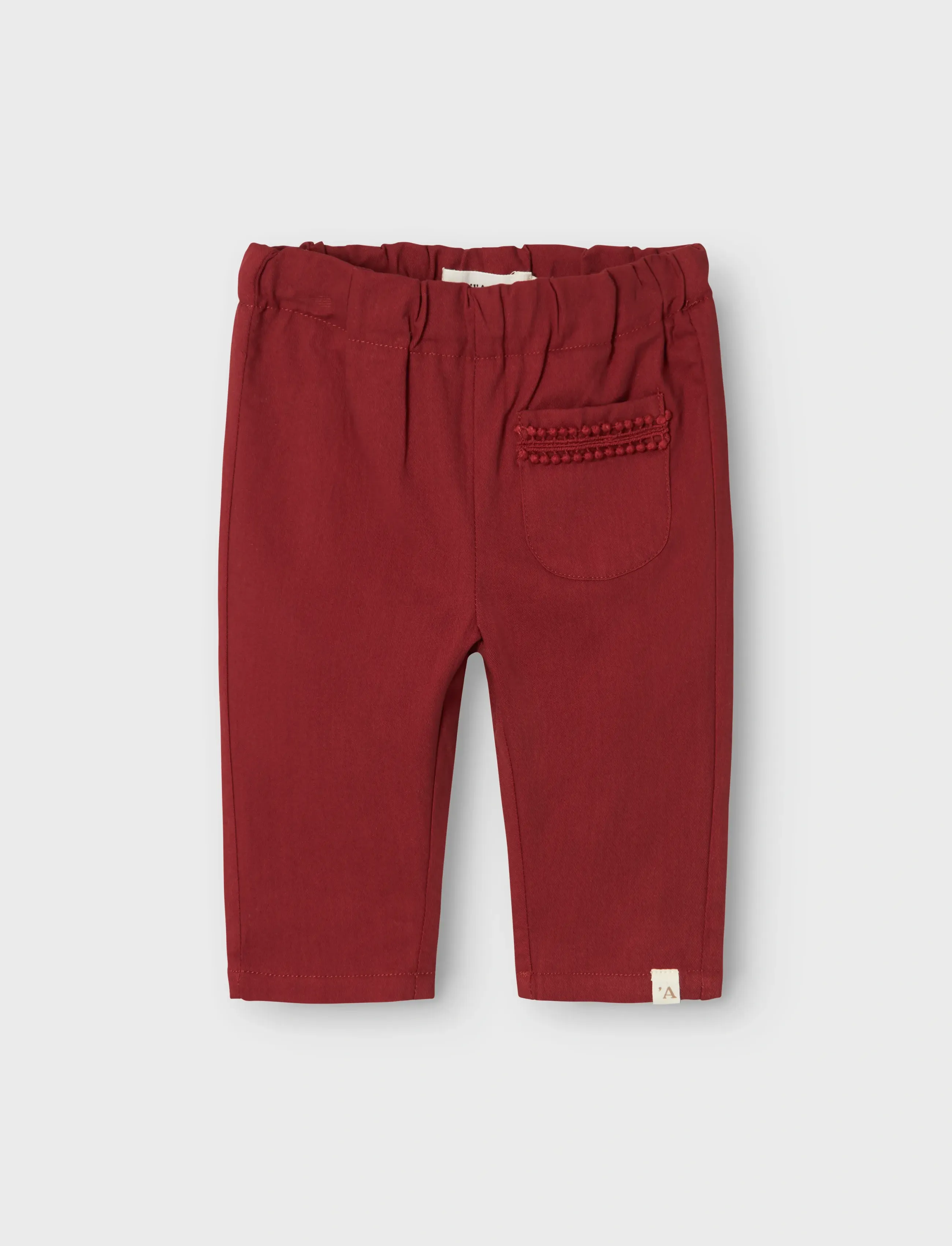 Lil'Atelier Nbfrhodette Pant Lil, 56, Unterteile, Rot - Trousers, Kinder