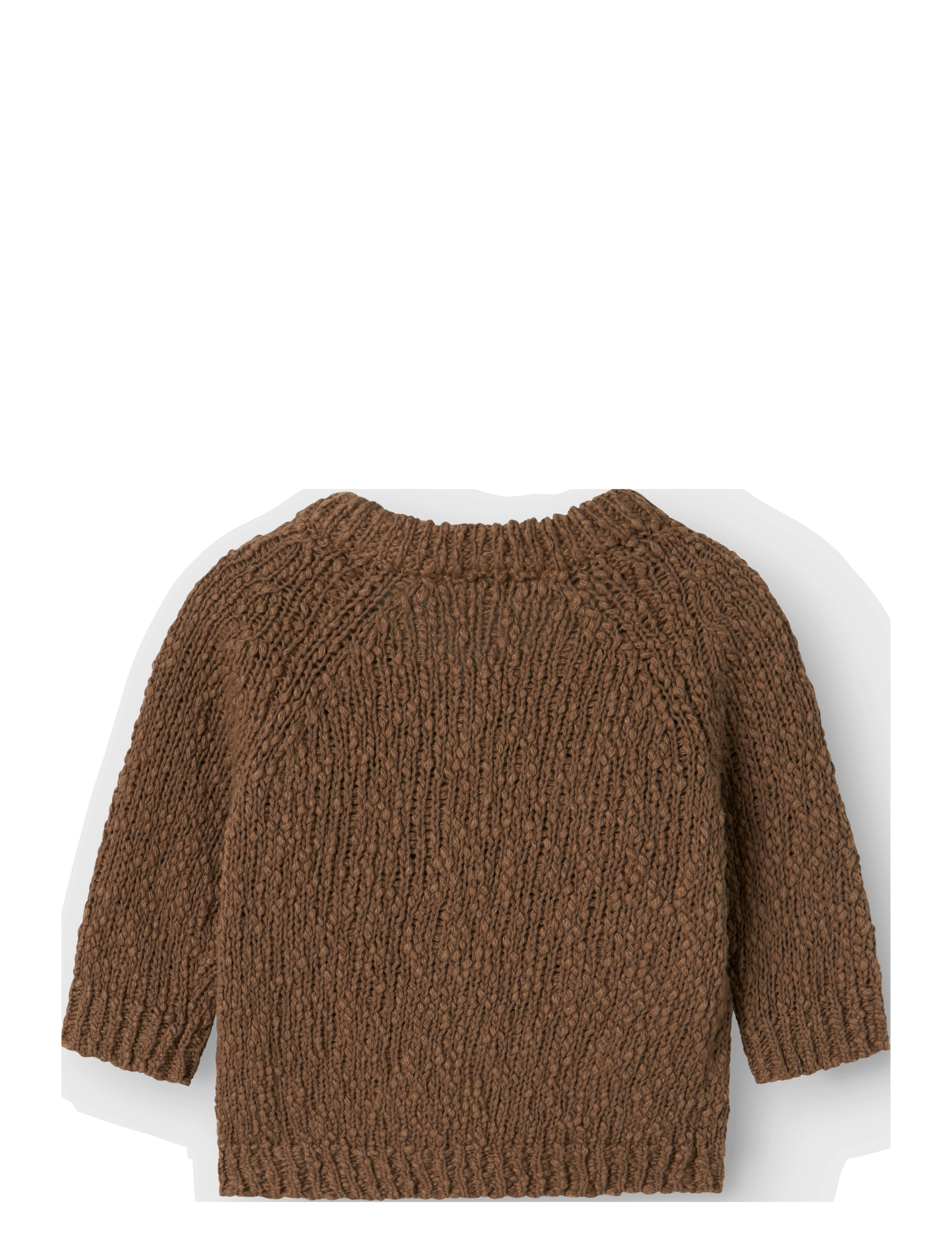 Lil'Atelier - NBFSALLY LS KNIT CARD LIL - shitake - 1