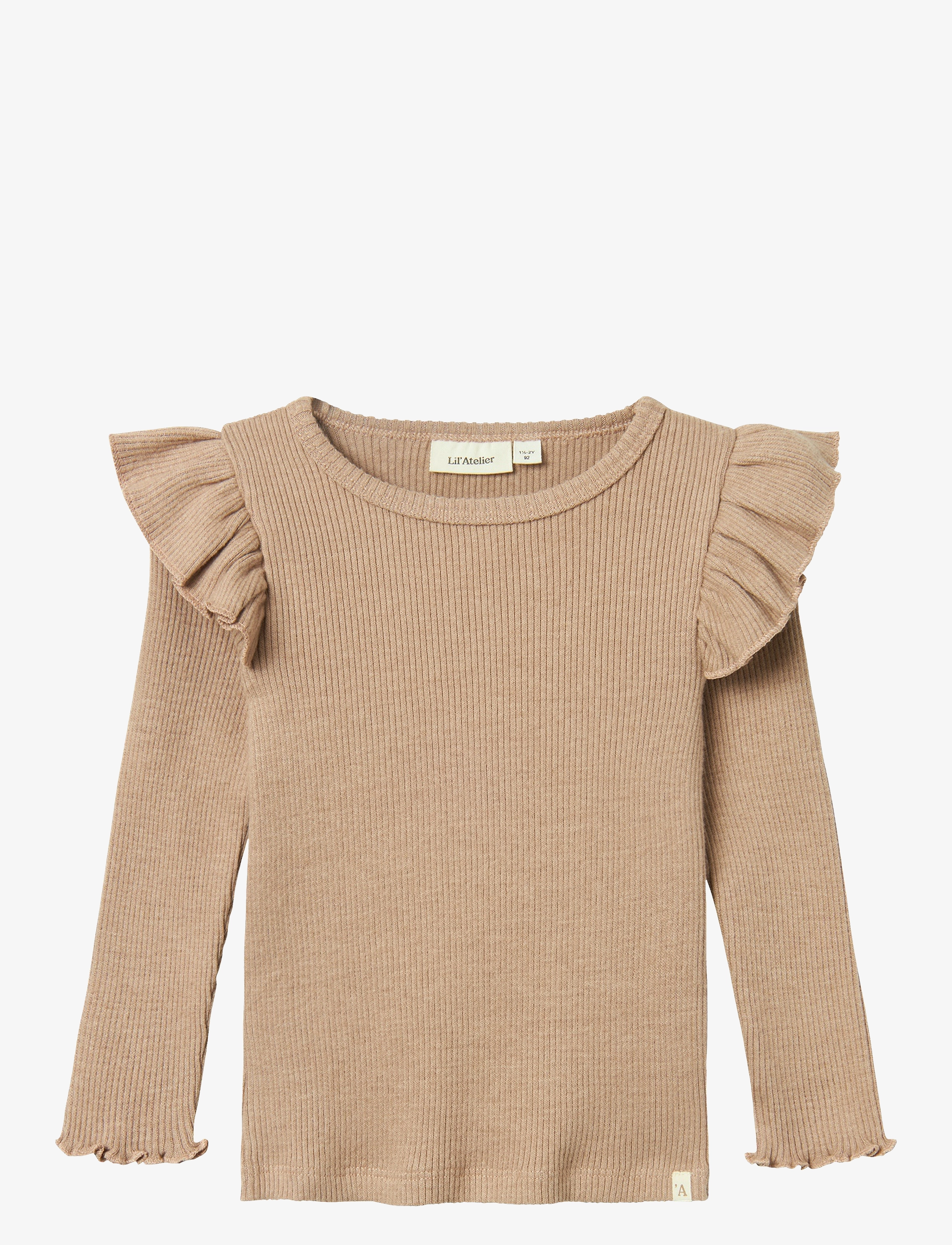 Lil'Atelier - NMFSOPHIA SNI LS SLIM TOP LIL - rugby tan - 1