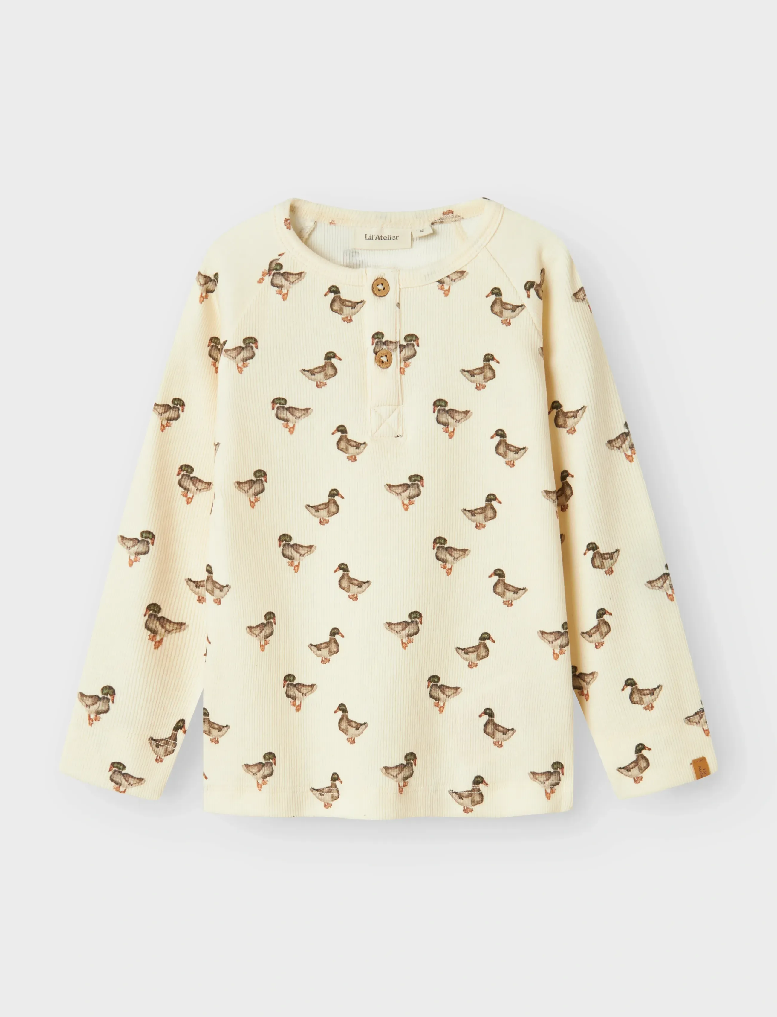 Lil'Atelier - NMMGAVO ELO LS SLIM TOP LIL - turtledove - 2