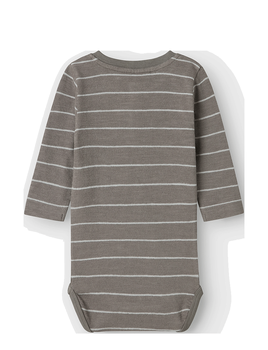Lil'Atelier - NBMSALIM LS SLIM BODY LIL - silent storm - 1