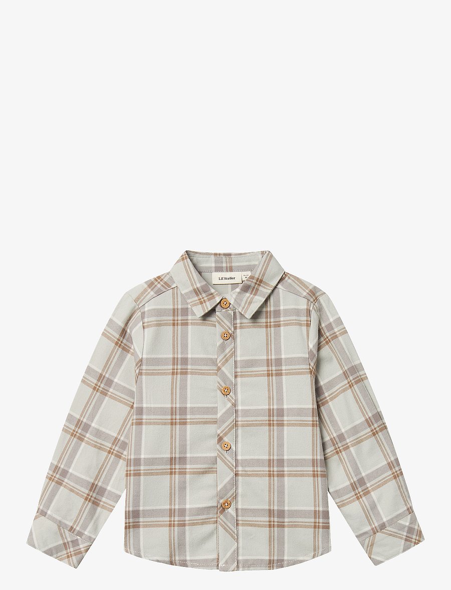 Lil'Atelier - NMMSEVEN LS NR SHIRT LIL - mirage gray - 0