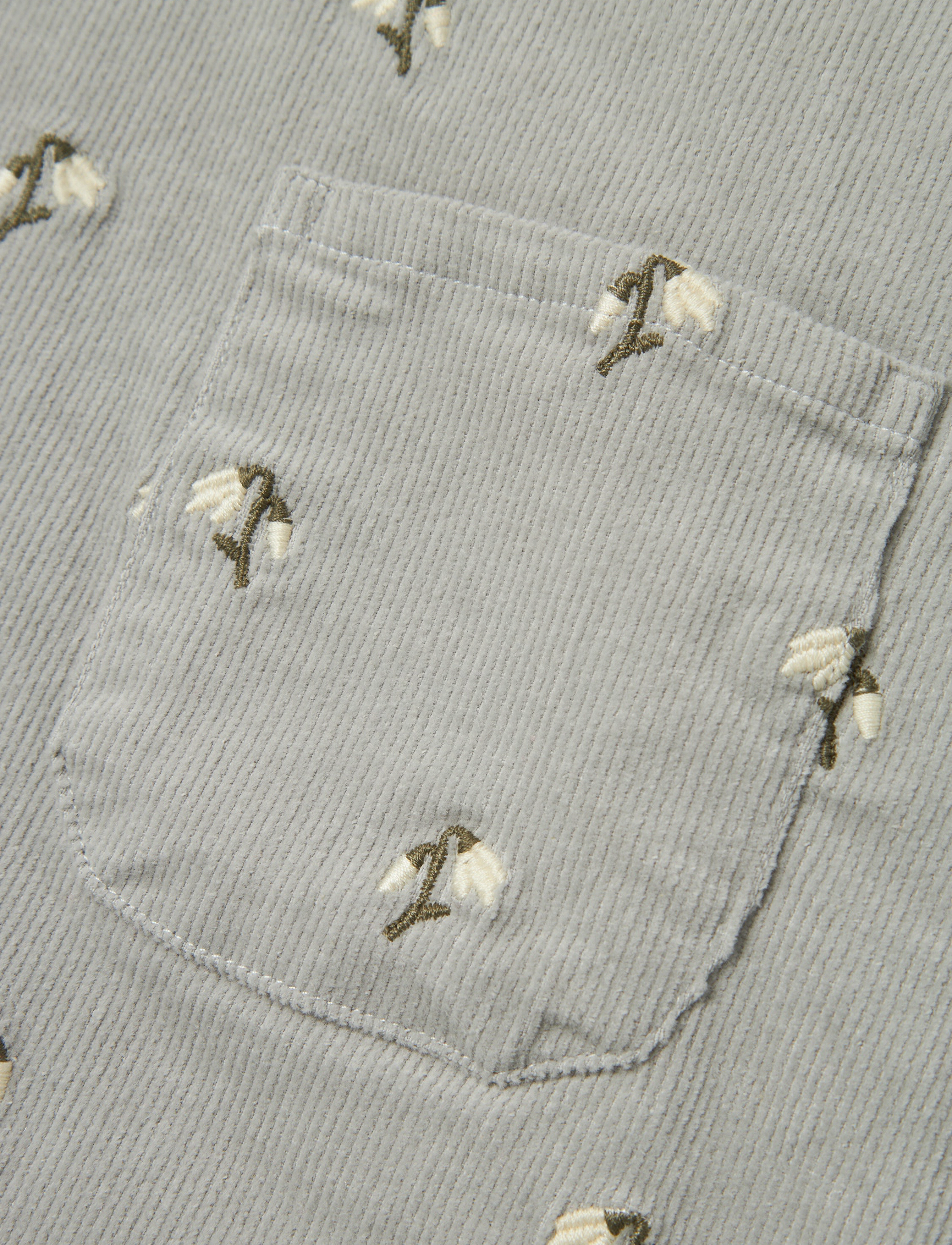 Lil'Atelier - NMFNELLY SL CORD SPENCER 1119-HC S LIL - mirage gray - 3