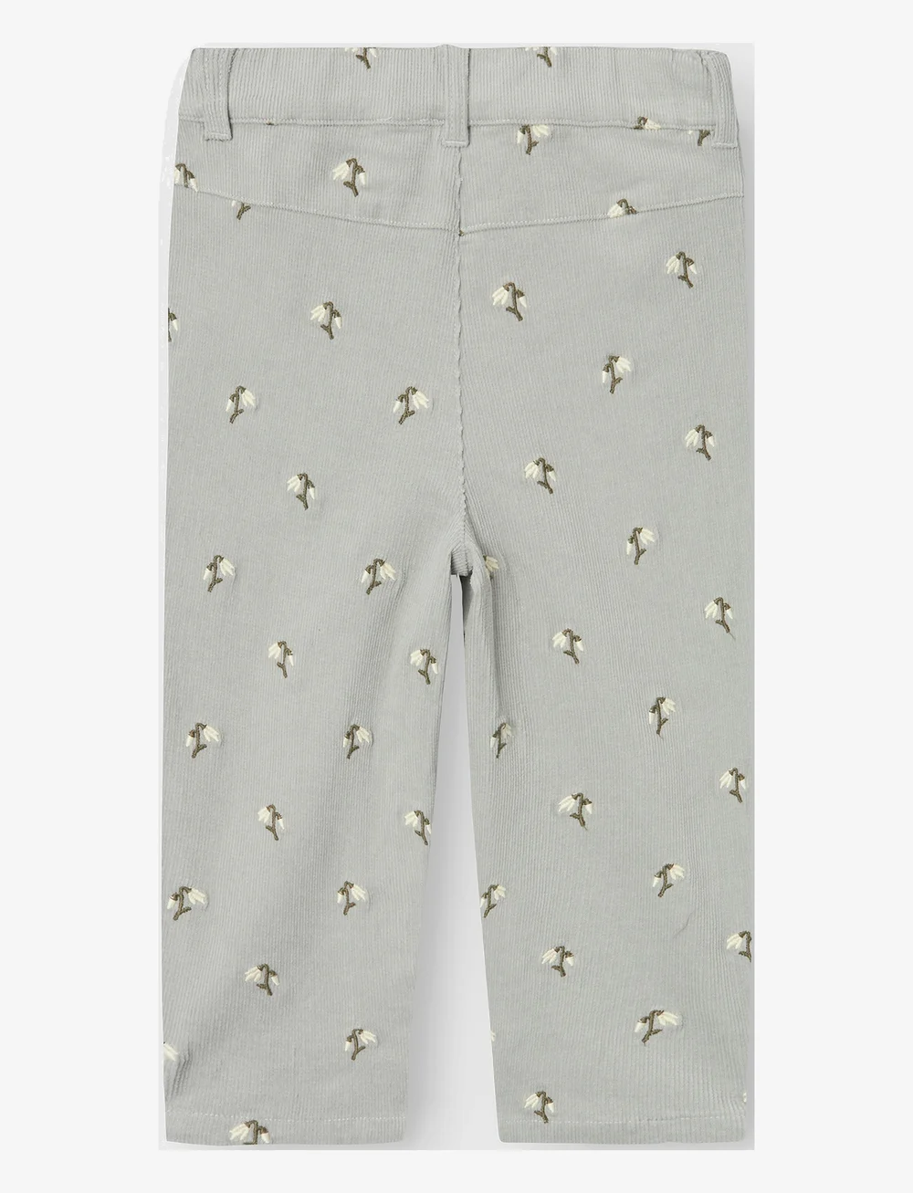 Lil'Atelier - NMFBELLA BAGGY CORD PANTS 1119-HC S LIL - byxor - mirage gray - 1