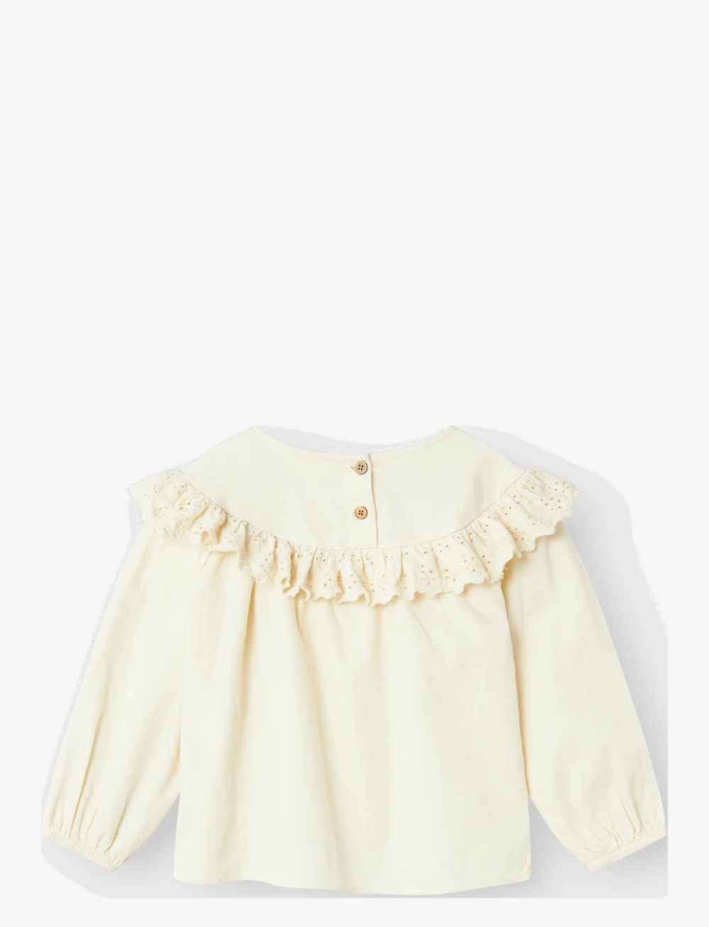 Lil'Atelier - NMFSAKU LS LOOSE EMB TOP 2511-KU S LIL - bluser & tunikaer - turtledove - 1