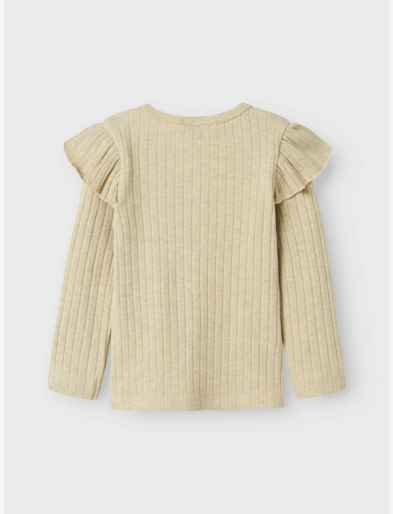 Lil'Atelier - NMFNIVA KIO LS SLIM TOP LIL - bleached sand - 1