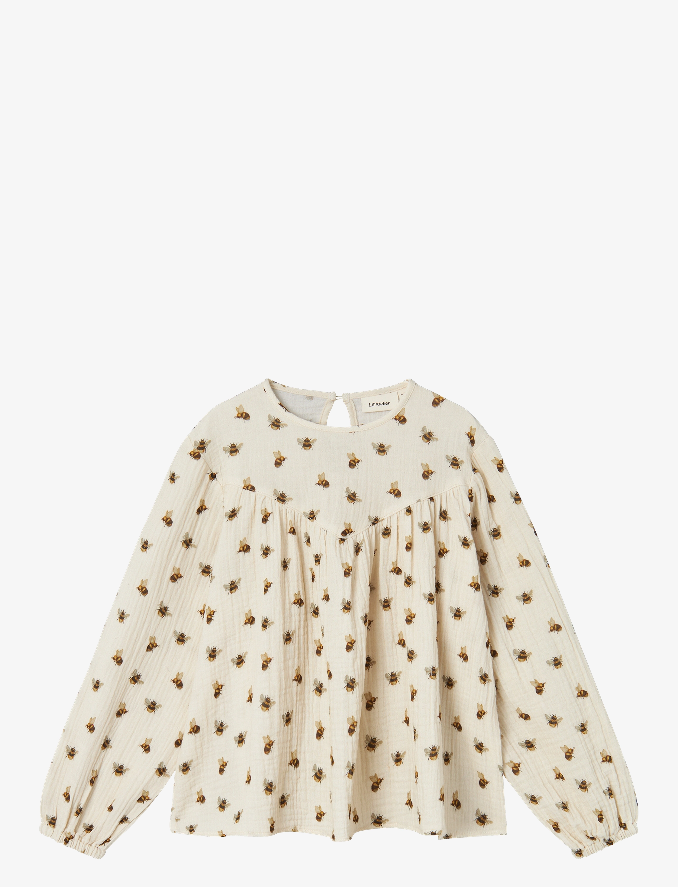 NMFHIMLI LS LOOSE TOP LIL - TURTLEDOVE