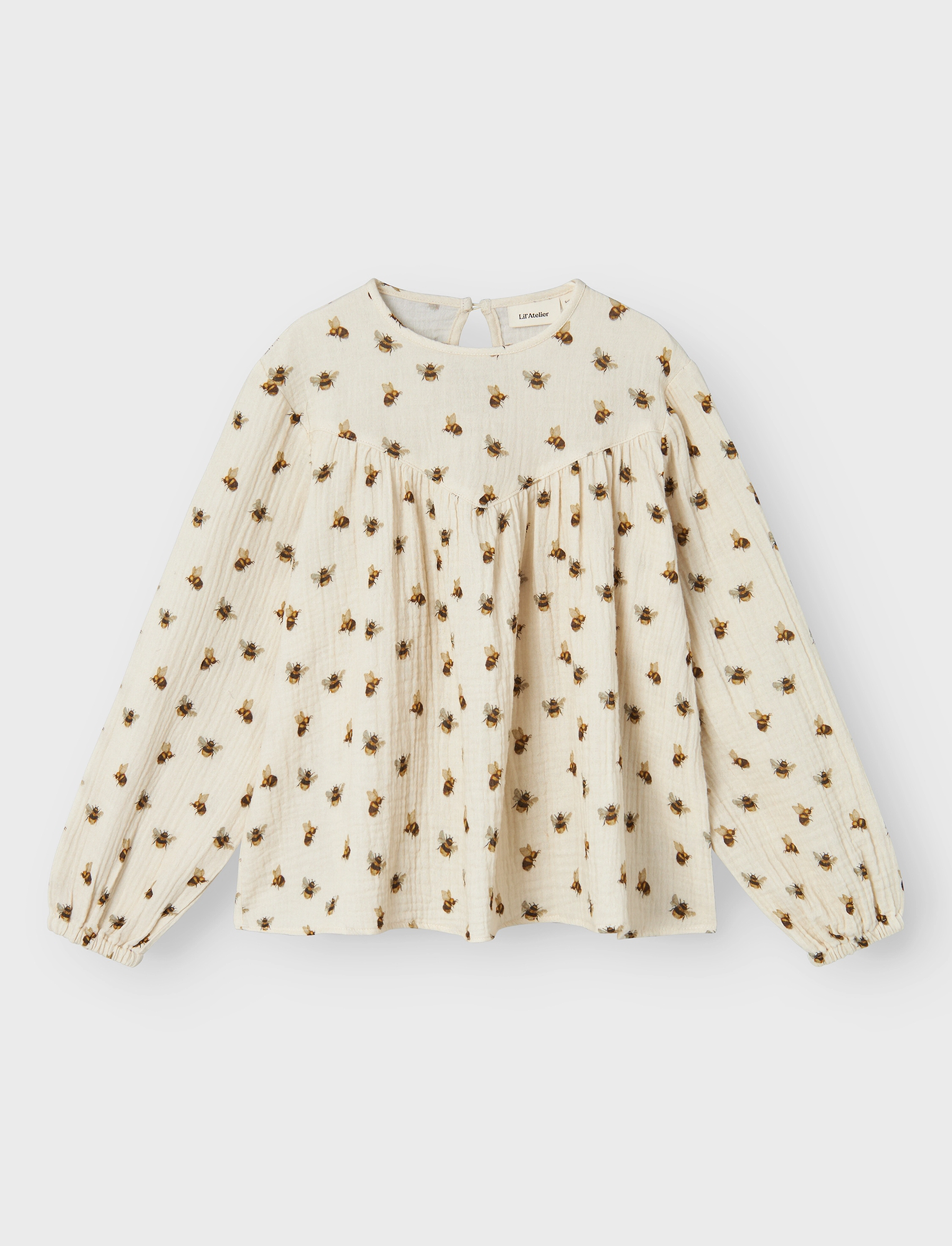 Lil'Atelier - NMFHIMLI LS LOOSE TOP LIL - turtledove - 3