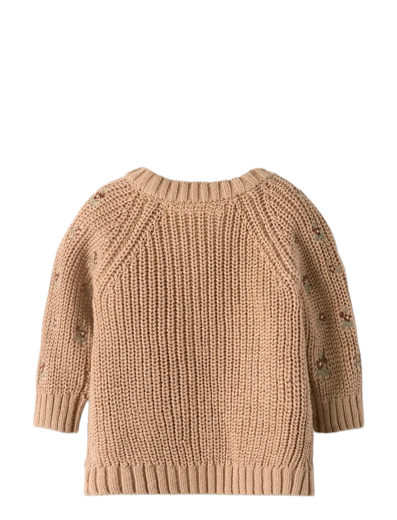 Lil'Atelier - NBFEMLEN EMB AO LS KNIT CARD LIL - cardigans - roebuck - 1