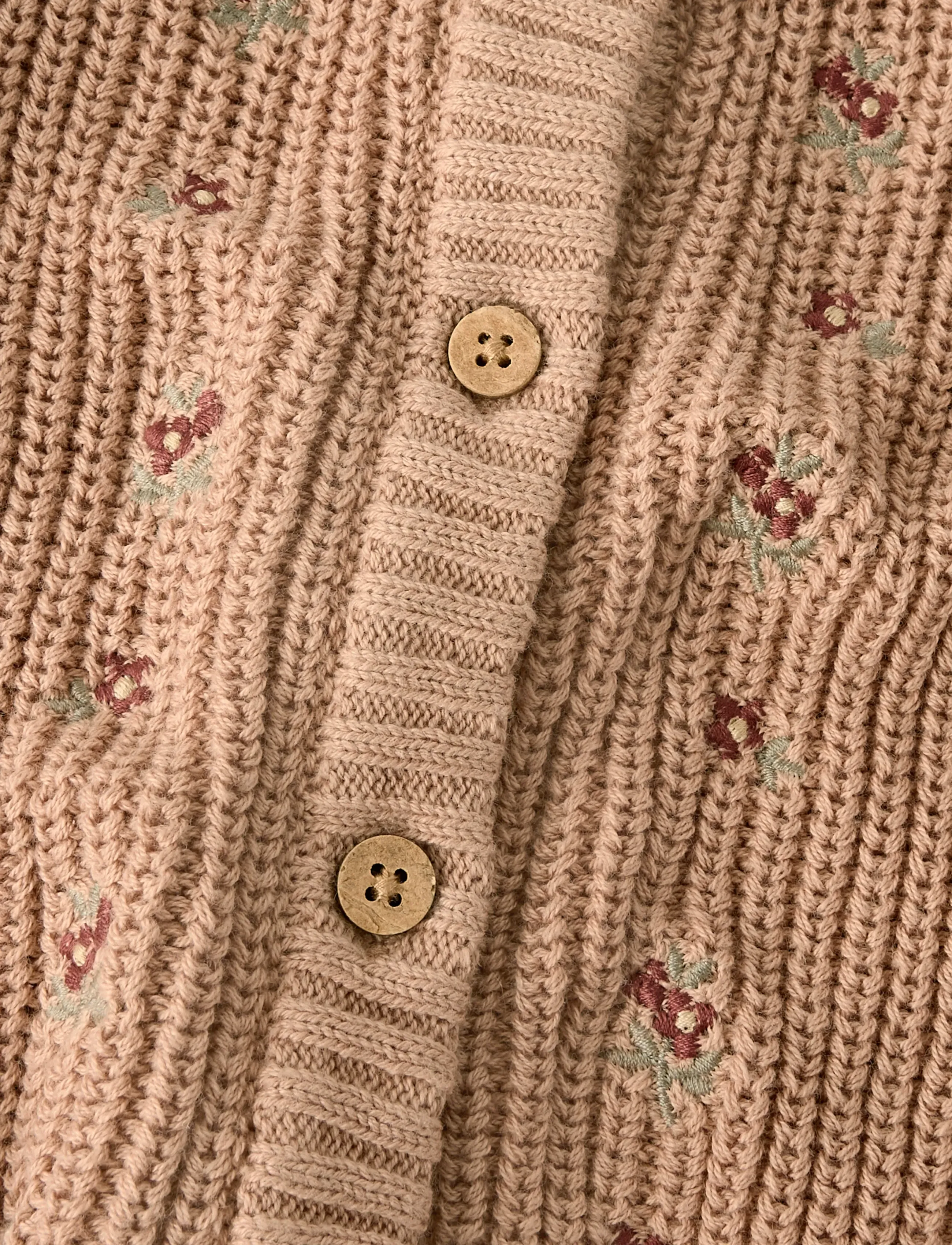 Lil'Atelier - NBFEMLEN EMB AO LS KNIT CARD LIL - cardigans - roebuck - 2