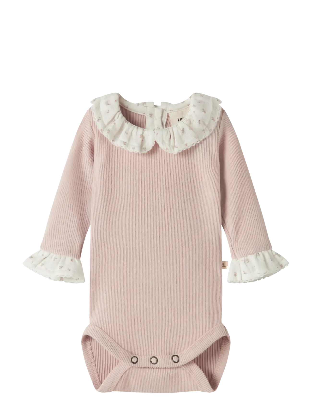 Lil'Atelier NBFTRINE LS SLIM BODY LIL - Babyshowercadeaus - PEACH WHIP / pink/rose