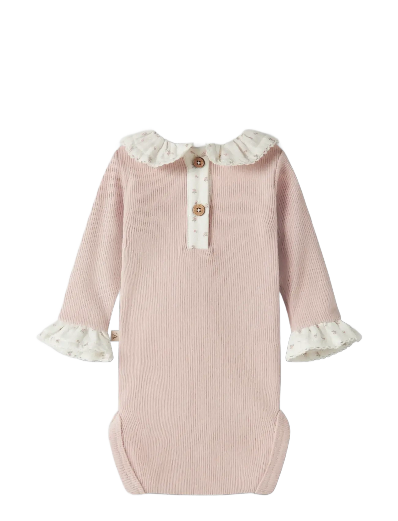 Lil'Atelier - NBFTRINE LS SLIM BODY LIL - langärmelige bodys - peach whip - 1