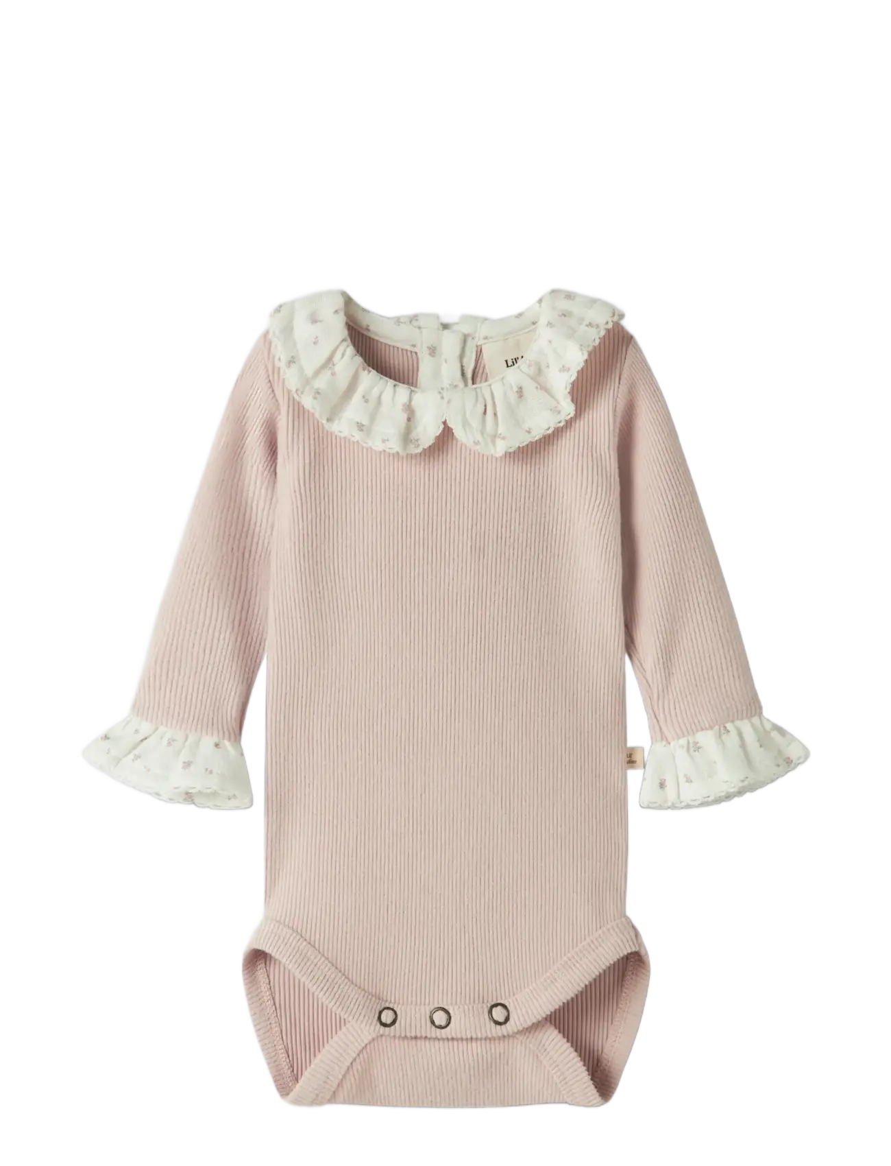 Lil'Atelier - NBFTRINE LS SLIM BODY LIL - langärmelige bodys - peach whip - 2