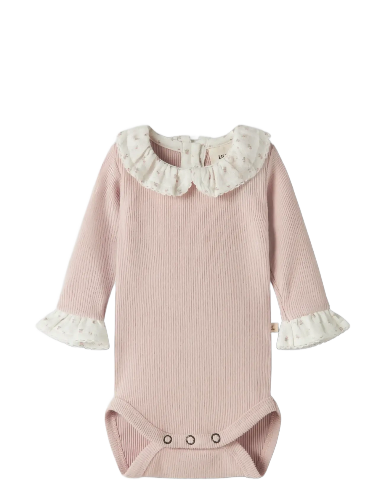 Lil'Atelier - NBFTRINE LS SLIM BODY LIL - langärmelige bodys - peach whip - 3