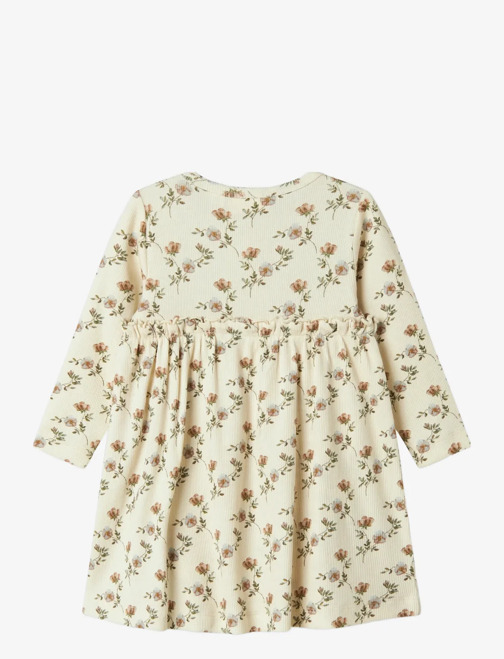 Lil'Atelier - NBFGAVO ENS LS BODY DRESS LIL - langärmelige babykleider - turtledove - 1