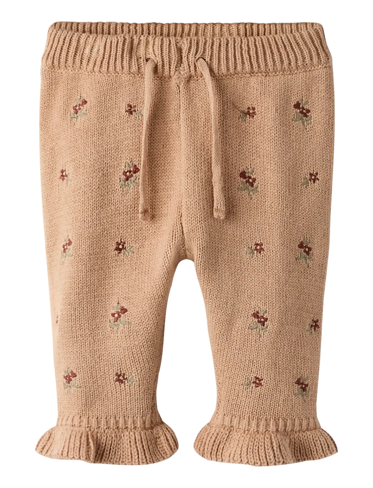 Lil'Atelier NBFEMLEN KNIT PANT LIL - Püksid - ROEBUCK / beige