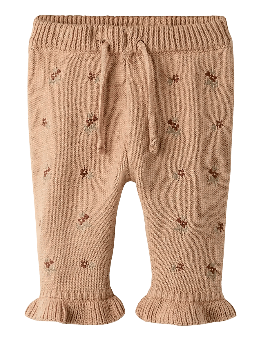 Lil'Atelier - NBFEMLEN KNIT PANT LIL - babyhosen - roebuck - 0