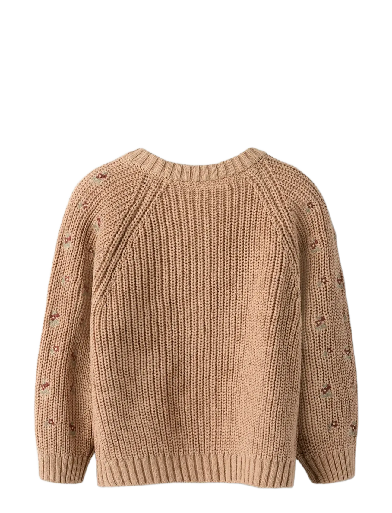 Lil'Atelier - NMFEMLEN EMB AO LS KNIT CARD LIL - cardigans - roebuck - 2