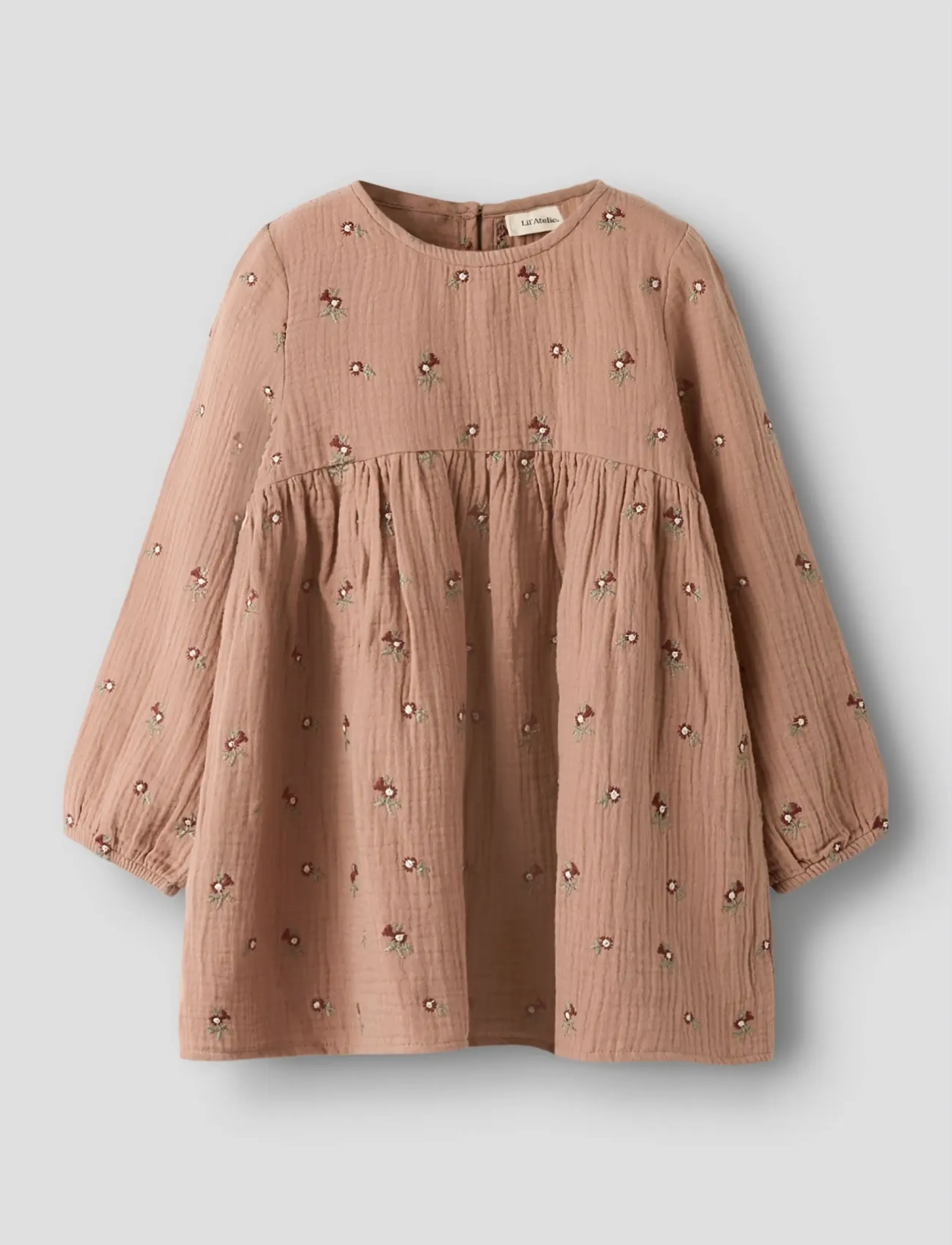 Lil'Atelier - NMFTAMINA LS LOOSE DRESS LIL - roebuck - 2