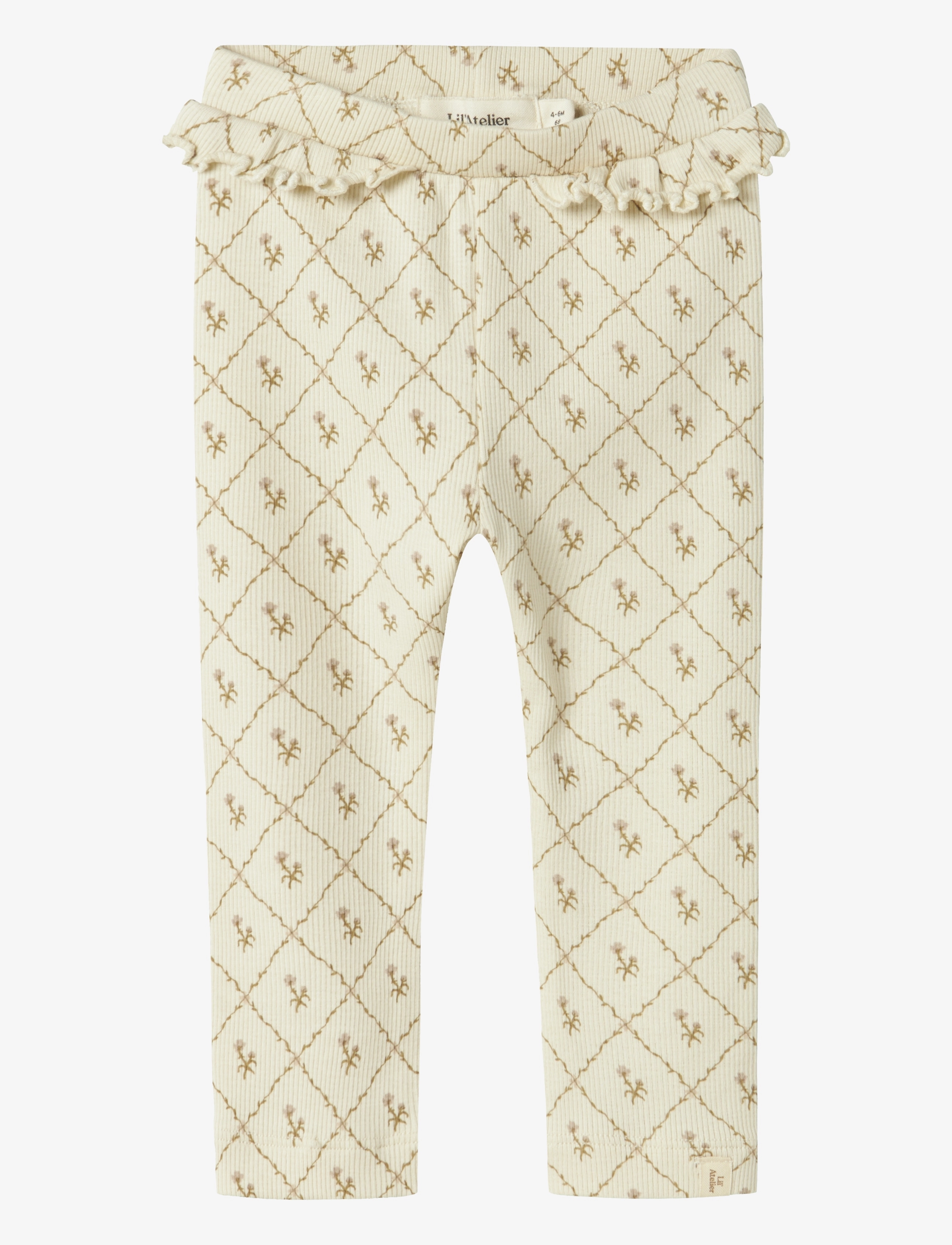 Lil'Atelier - NBFGAGO KEF SLIM LEGGING LIL - leggings - turtledove - 0