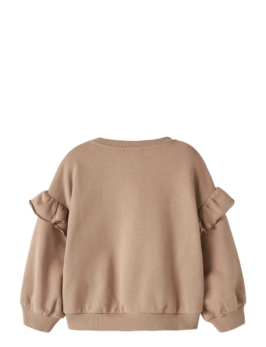 Lil'Atelier - NMFILONDON RES LS RLX SWEAT BRU LIL - sweatshirts - roebuck - 2
