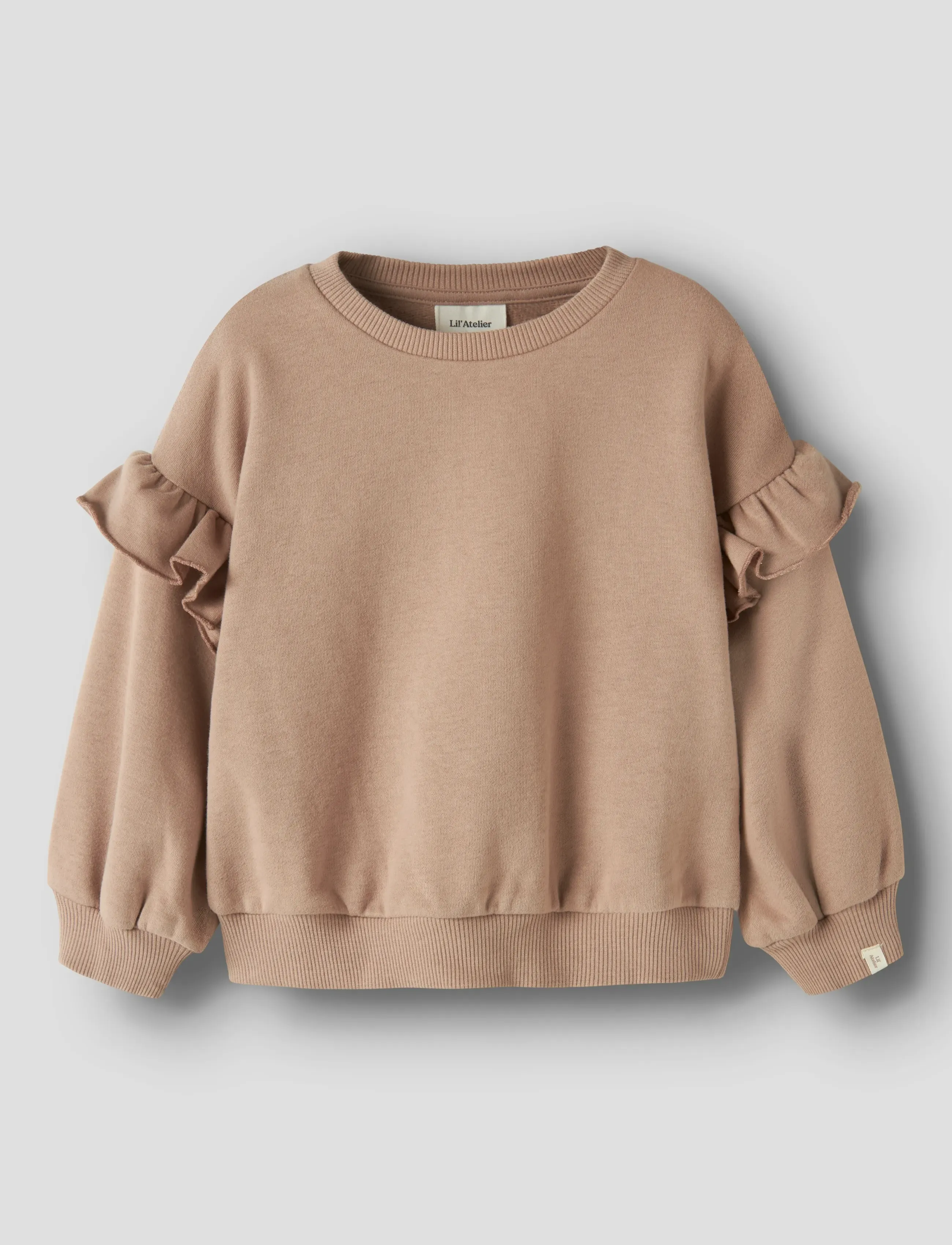 Lil'Atelier NMFILONDON RES LS RLX SWEAT BRU LIL - Sweatshirts - ROEBUCK / beige