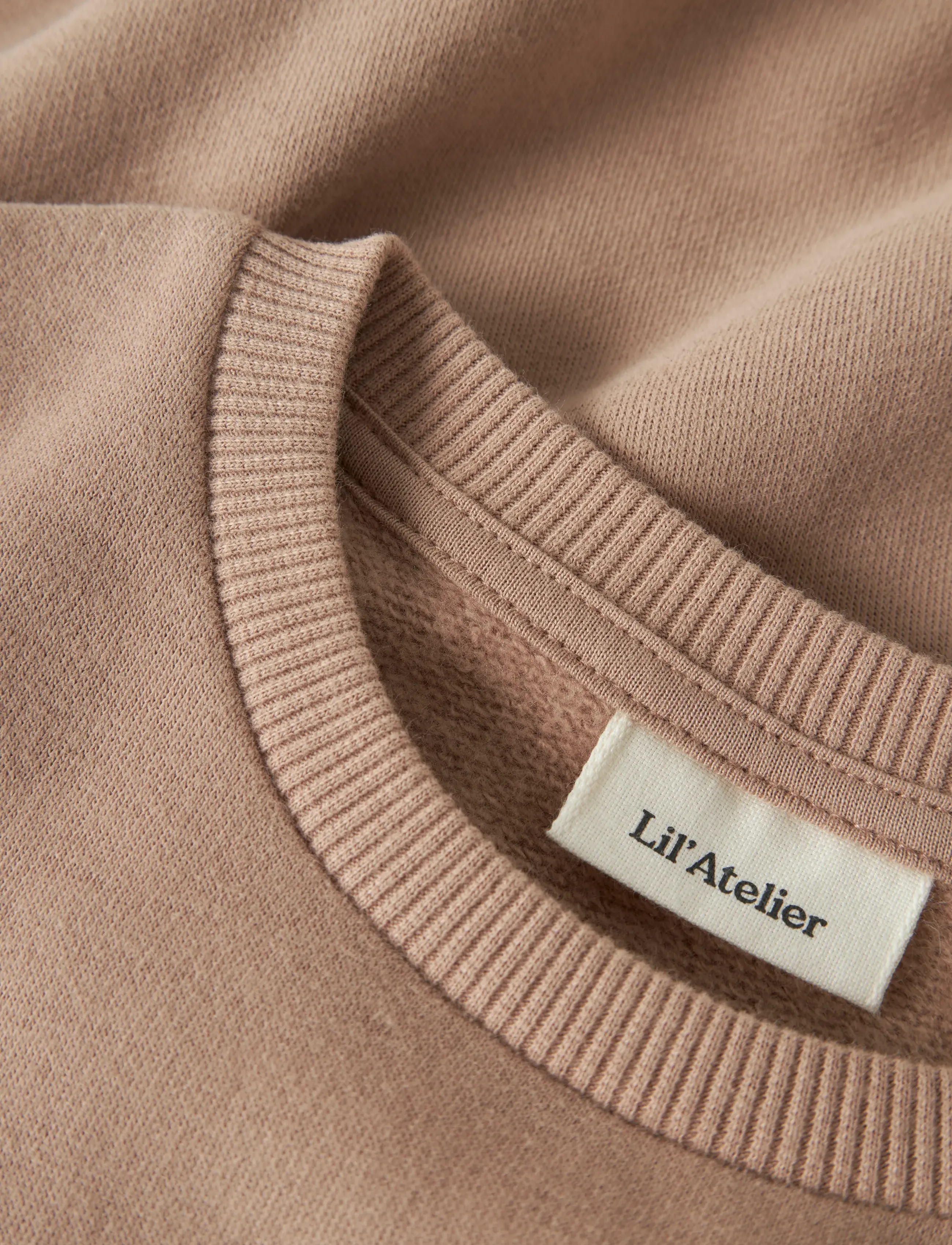 Lil'Atelier - NMFILONDON RES LS RLX SWEAT BRU LIL - dressipluusid - roebuck - 3