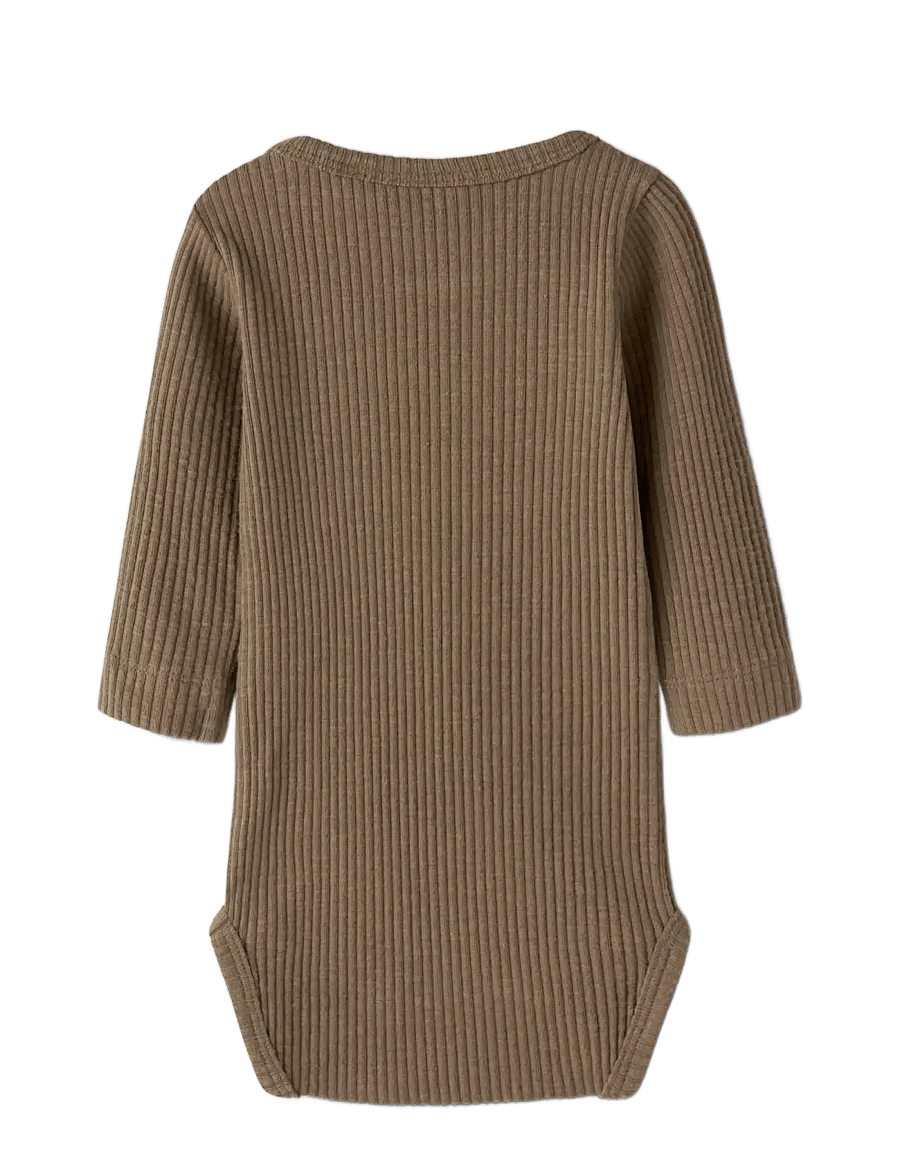 Lil'Atelier - NBMRAJO MAB LS SLIM BODY LIL - langärmelige bodys - kangaroo - 1