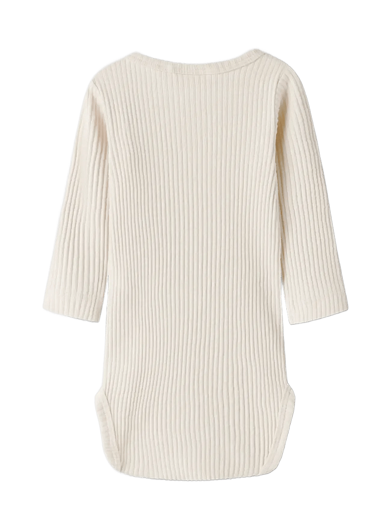 Lil'Atelier - NBMRAJO MAB LS SLIM BODY LIL - pitkähihaiset bodyt - turtledove - 1