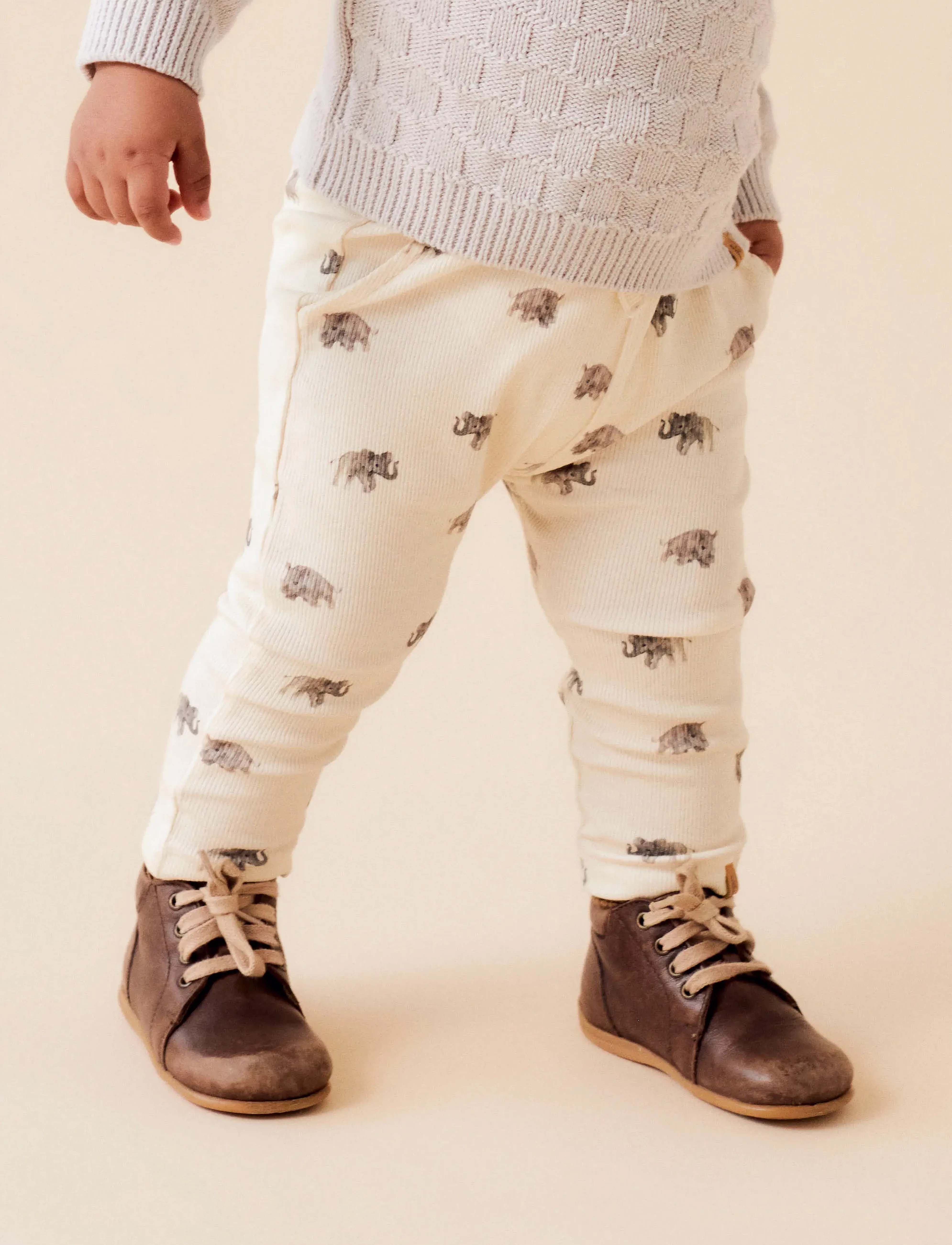 Lil'Atelier - NBMGAVO ERT LOOSE PANT LIL - gode sommertilbud - turtledove - 3