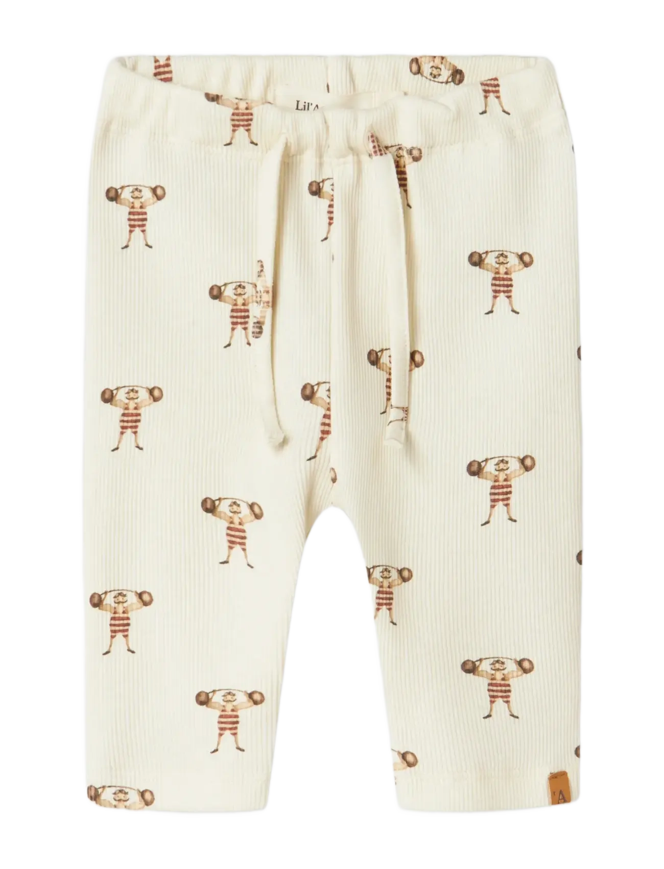 Lil'Atelier - NBMGAVO ERT LOOSE PANT LIL - beebipüksid - turtledove - 2