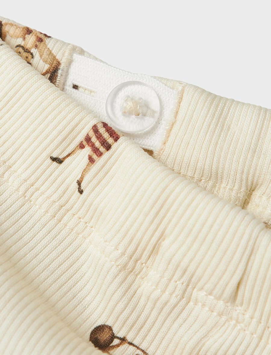 Lil'Atelier - NBMGAVO ERT LOOSE PANT LIL - beebipüksid - turtledove - 3