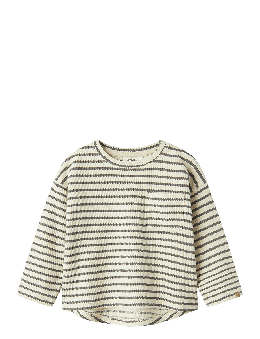 Lil'Atelier - NMMTADEO LS RLX TOP LIL - turtledove - 0