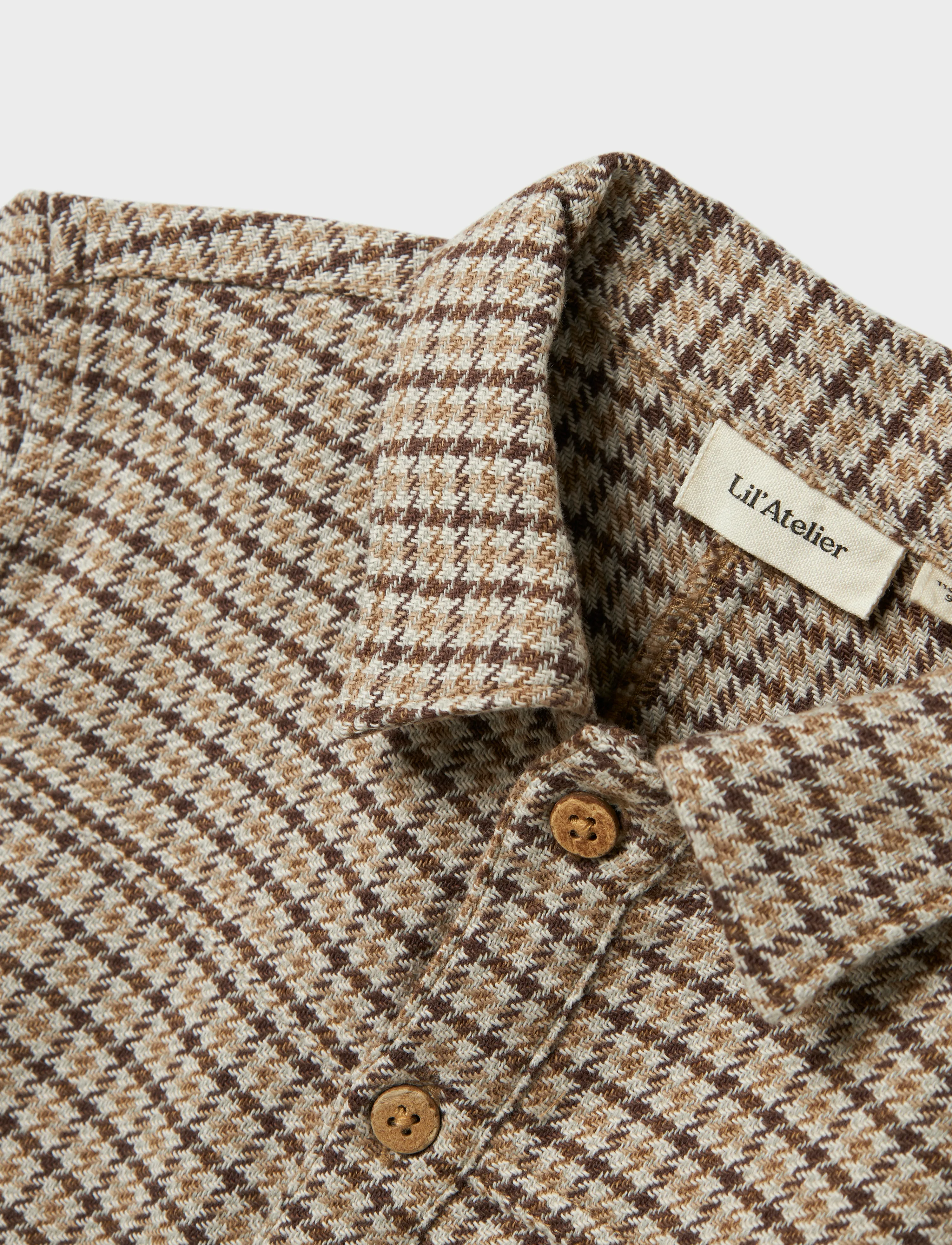 Lil'Atelier - NMMTEVIN LS NREG SHIRT JACKET LIL - petrified oak - 2