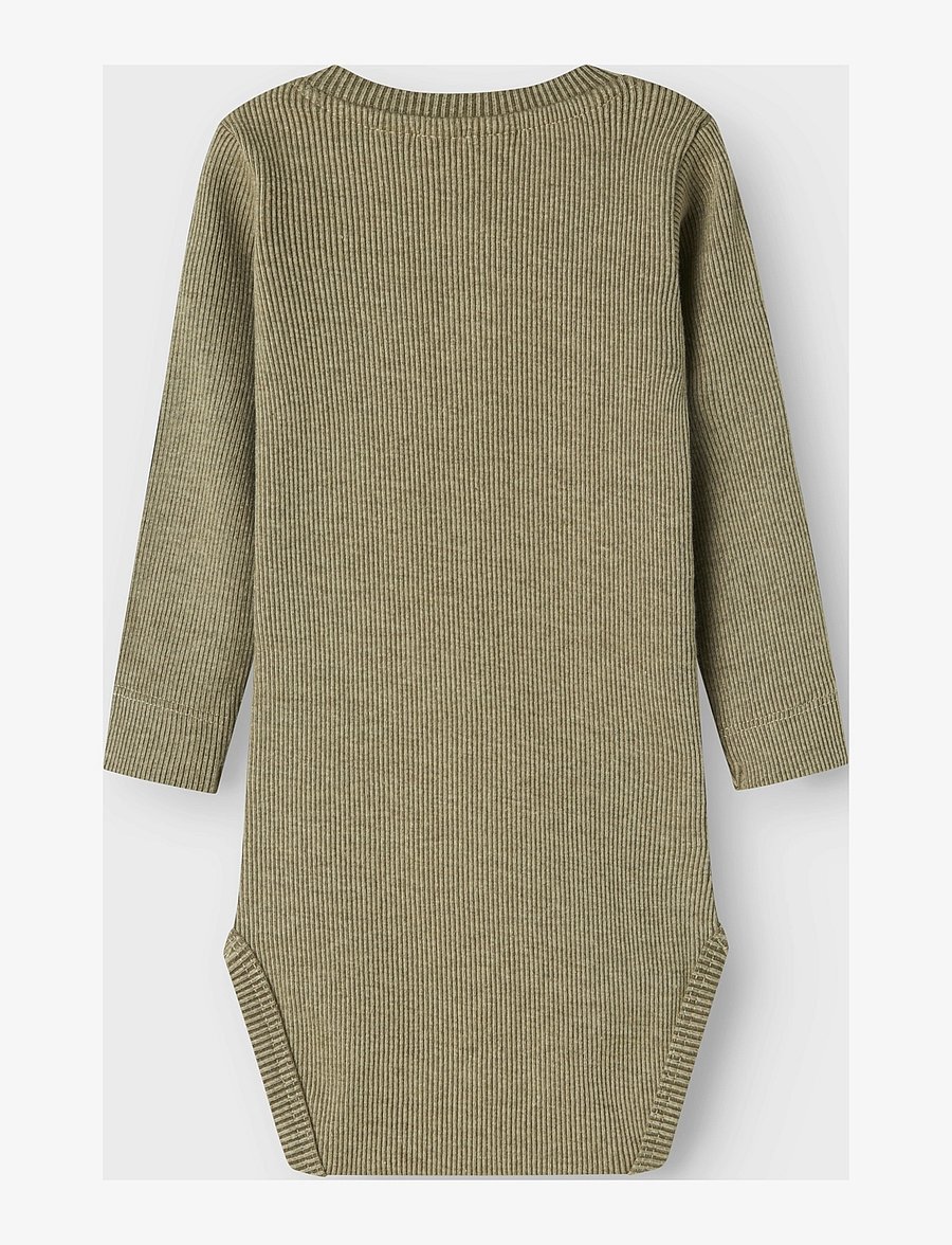 Lil'Atelier - NBMBARBAR LS SLIM BODY LIL - moss gray - 1