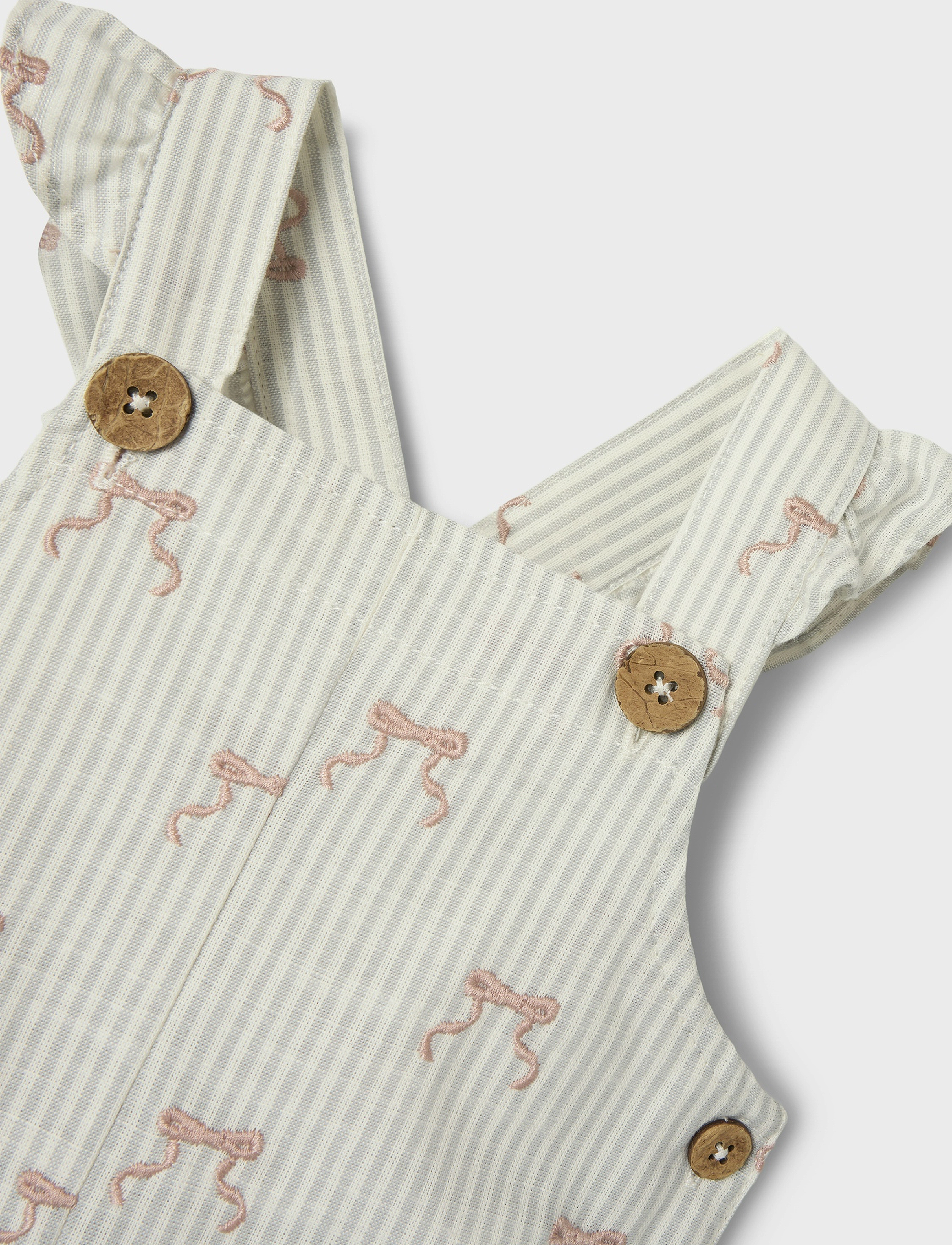 Lil'Atelier - NBFKENDRA LOOSE OVERALL LIL - coconut milk - 3