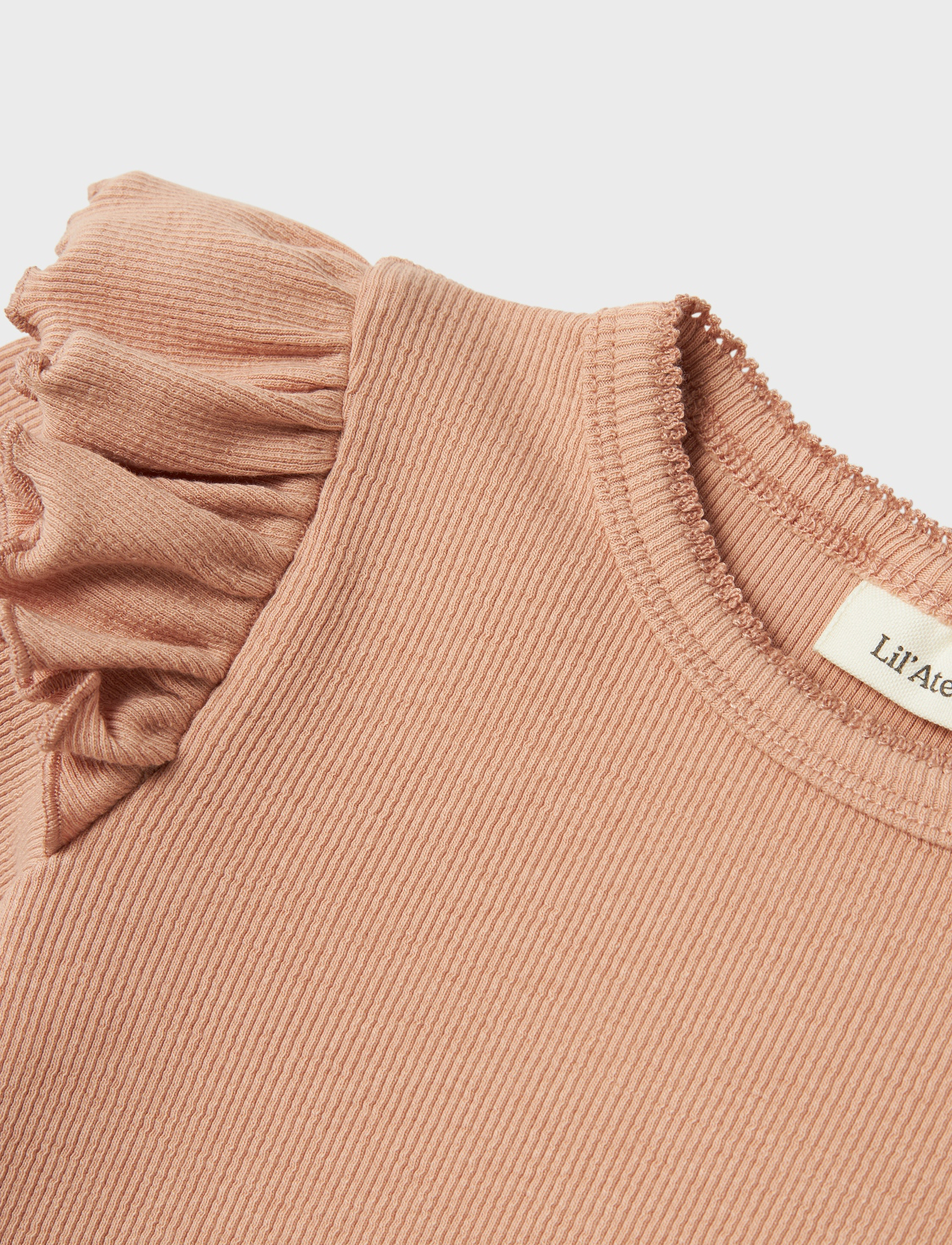 Lil'Atelier - NMFGAGO KUO SS SLIM TOP LIL - mahogany rose - 2