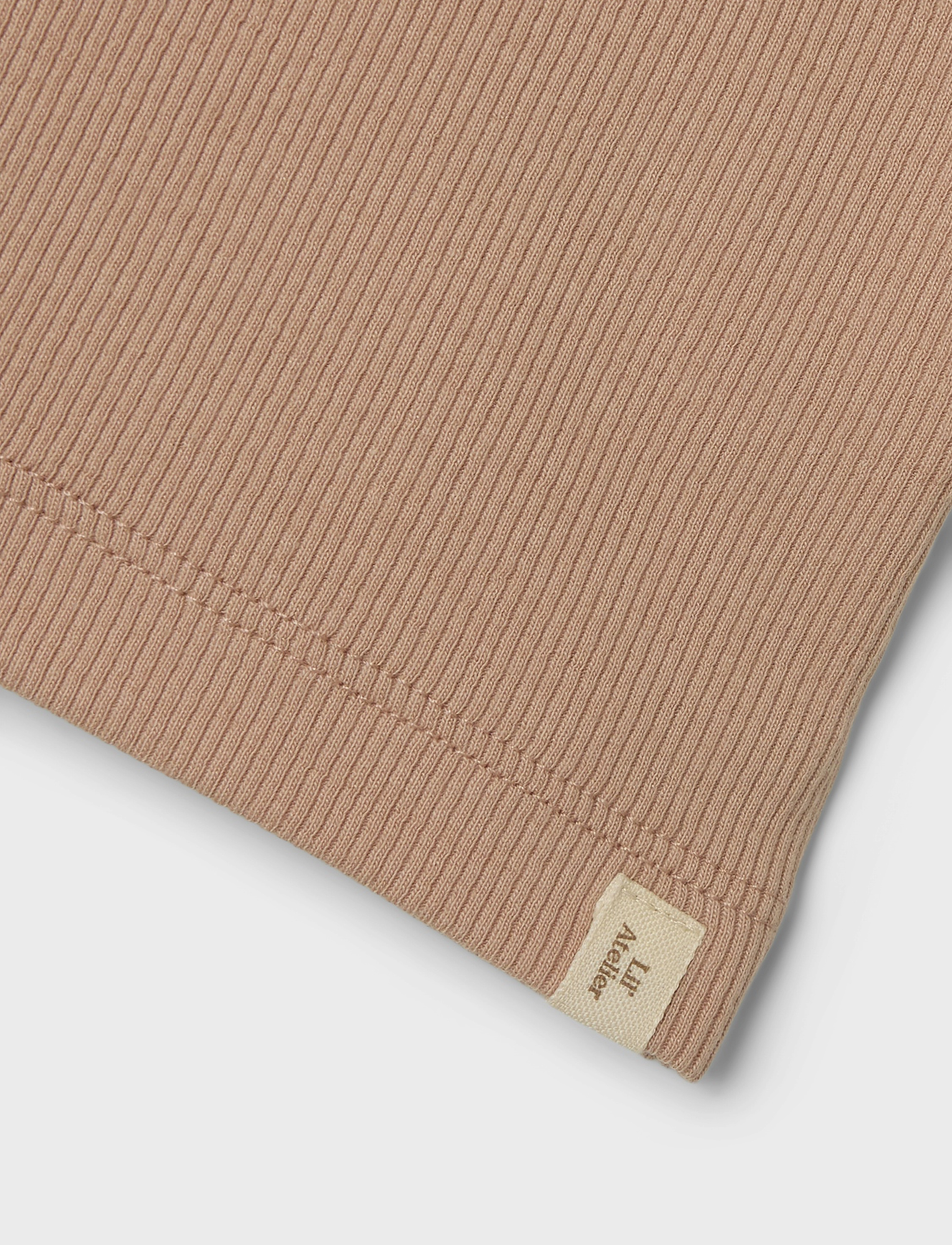 Lil'Atelier - NMFGAGO KUO SS SLIM TOP LIL - mahogany rose - 3