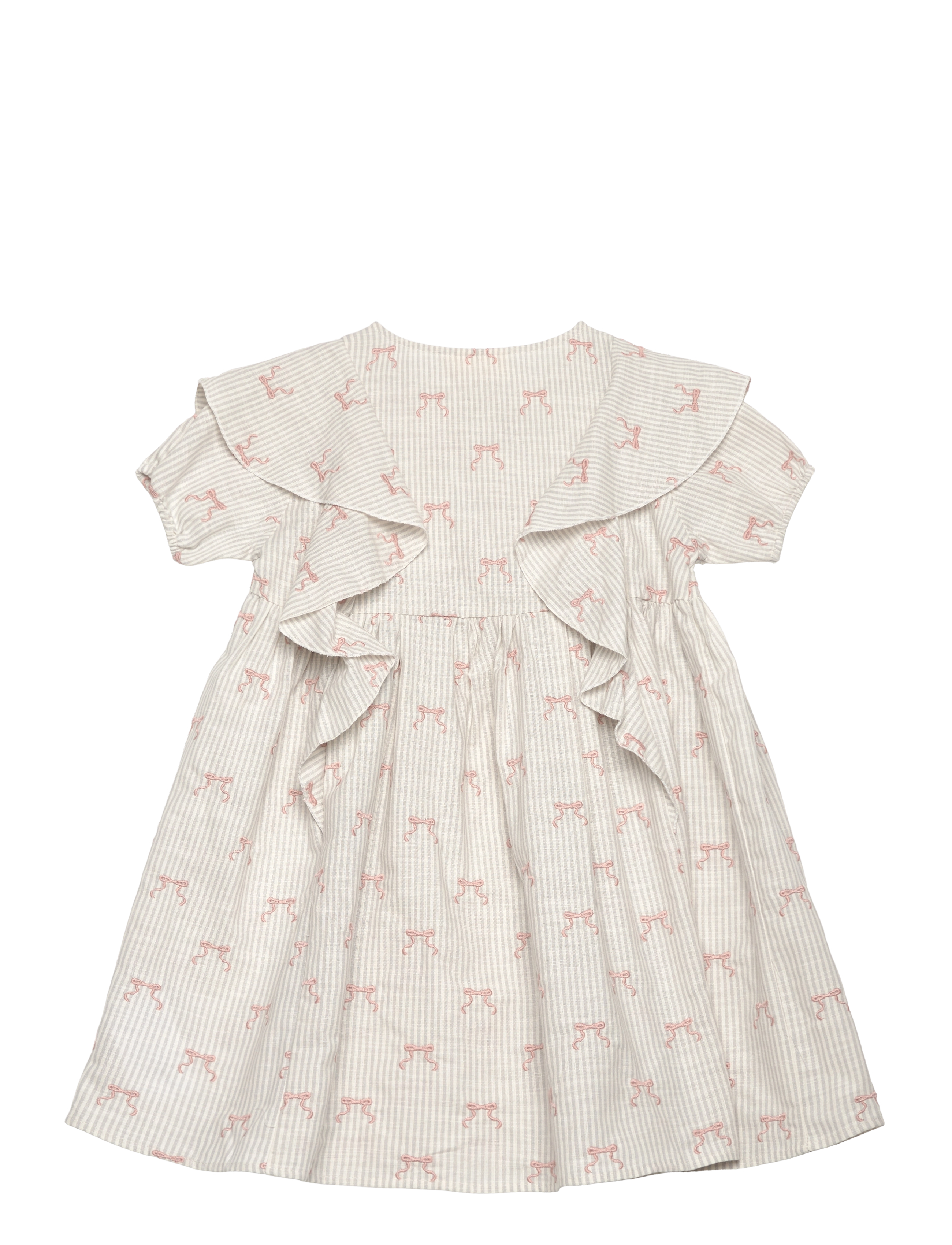 Lil'Atelier - NMFKENDRA SS LOOSE DRESS LIL - coconut milk - 3
