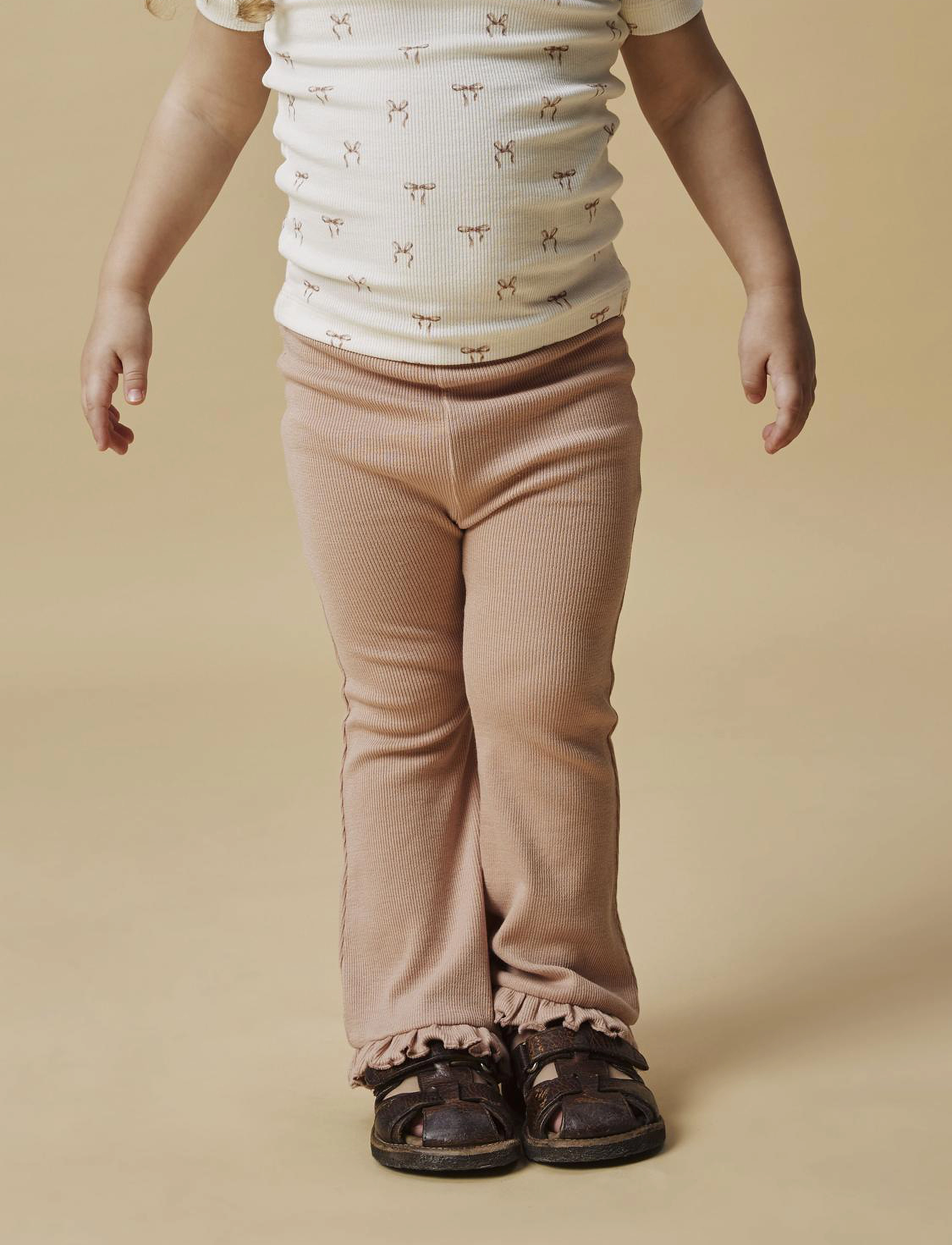 Lil'Atelier - NMFGAGO KYR BOOTCUT LEGGING LIL - mahogany rose - 2