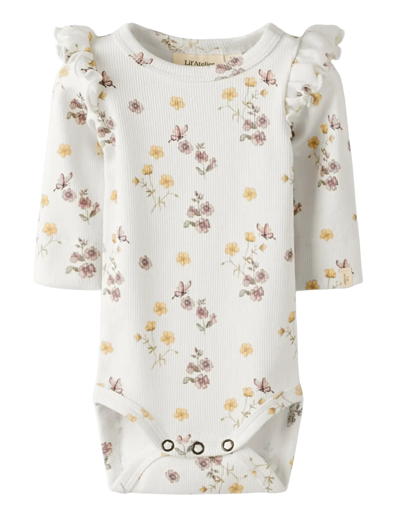 Lil'Atelier NBFGAVO EKO LS SLIM BODY LIL NOOS - Bodies - COCONUT MILK / white