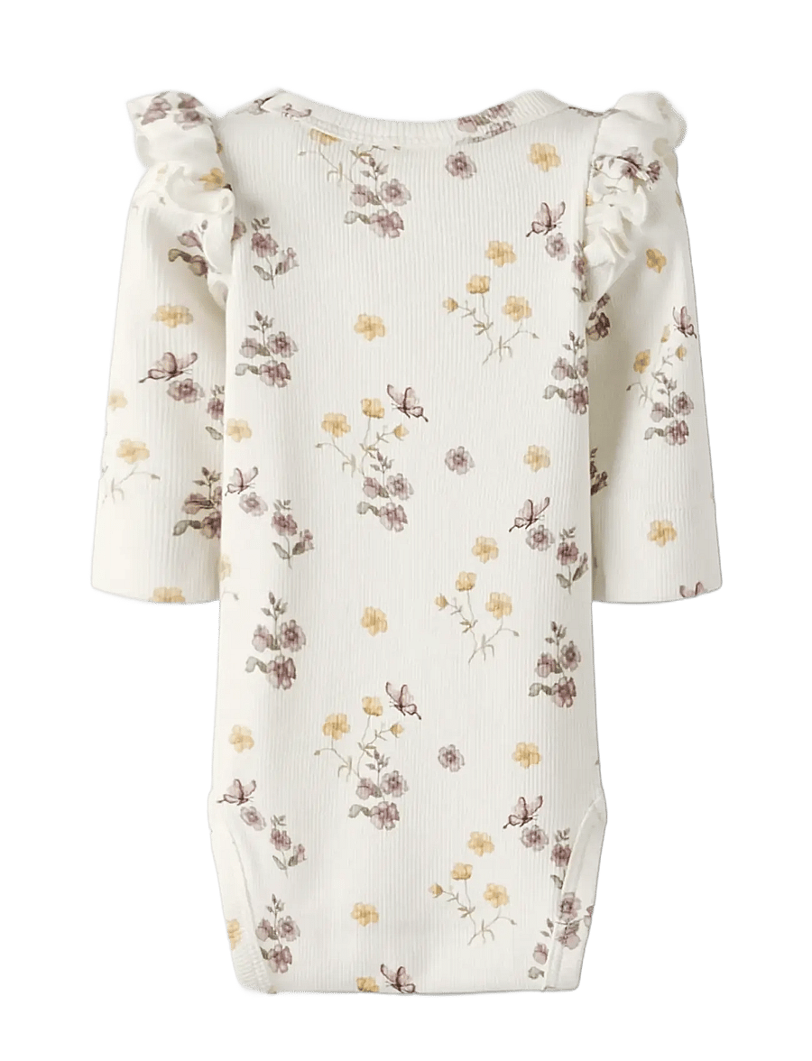 Lil'Atelier - NBFGAVO EKO LS SLIM BODY LIL NOOS - langärmelige bodys - coconut milk - 2