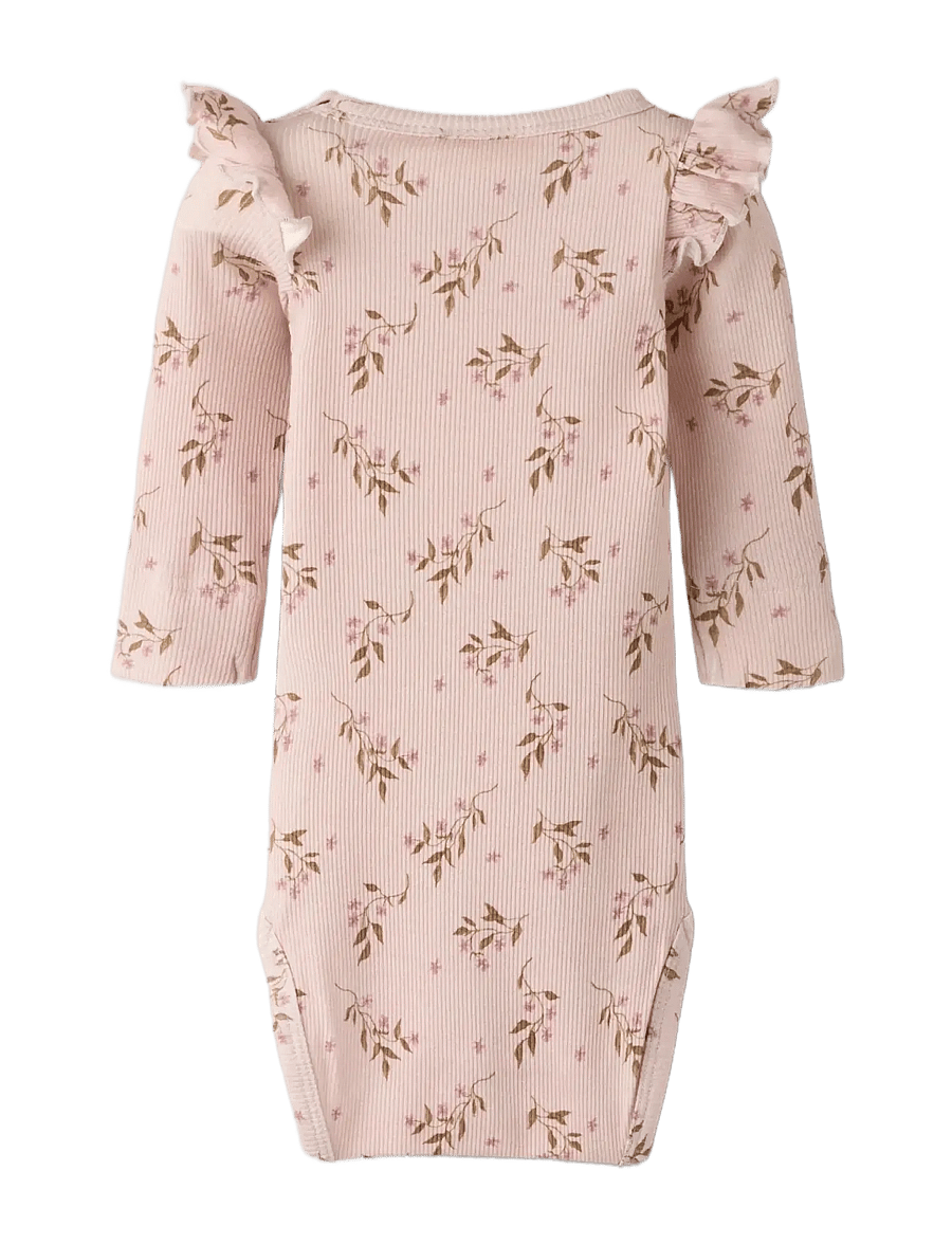 Lil'Atelier - NBFGAVO EKO LS SLIM BODY LIL NOOS - langärmelige bodys - hushed violet - 1