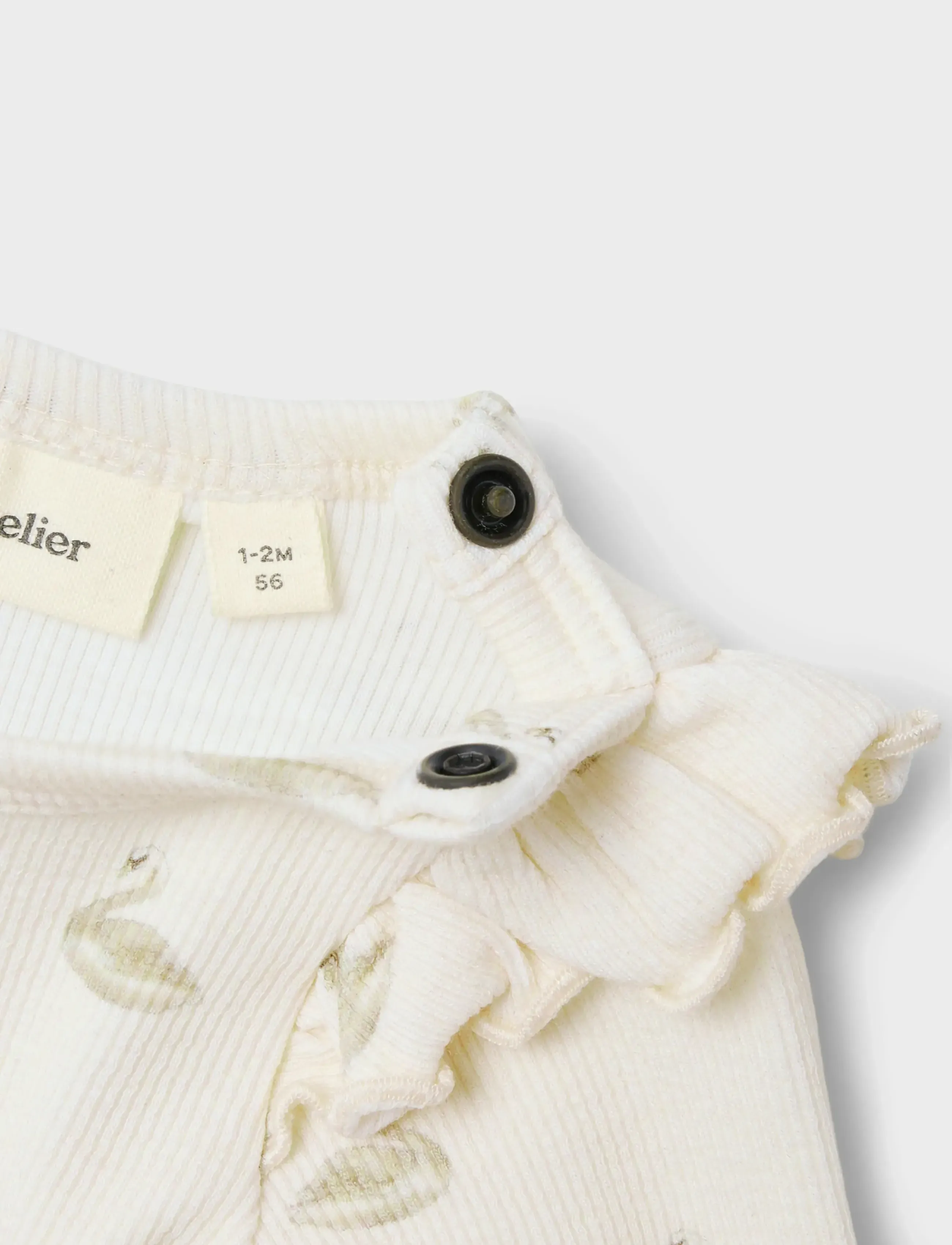 Lil'Atelier - NBFGAVO EKO LS SLIM BODY LIL NOOS - bodies à manches longues - pastel parchment - 4